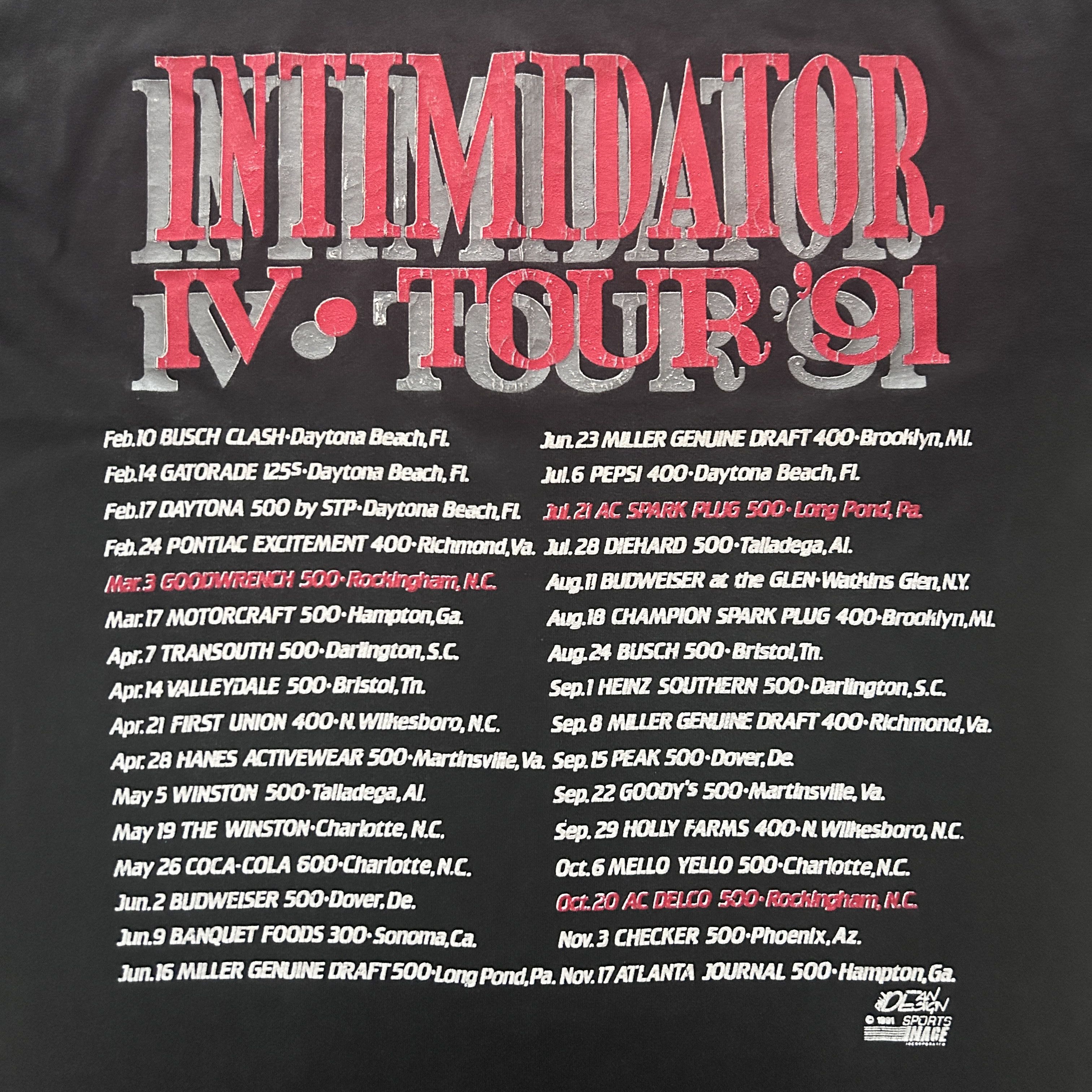 Chase Authentics Vintage Dale Earnhardt Jr. Intimidator 1991 Nascar T-shirt Size US L / EU 52-54 / 3 - 4 Thumbnail