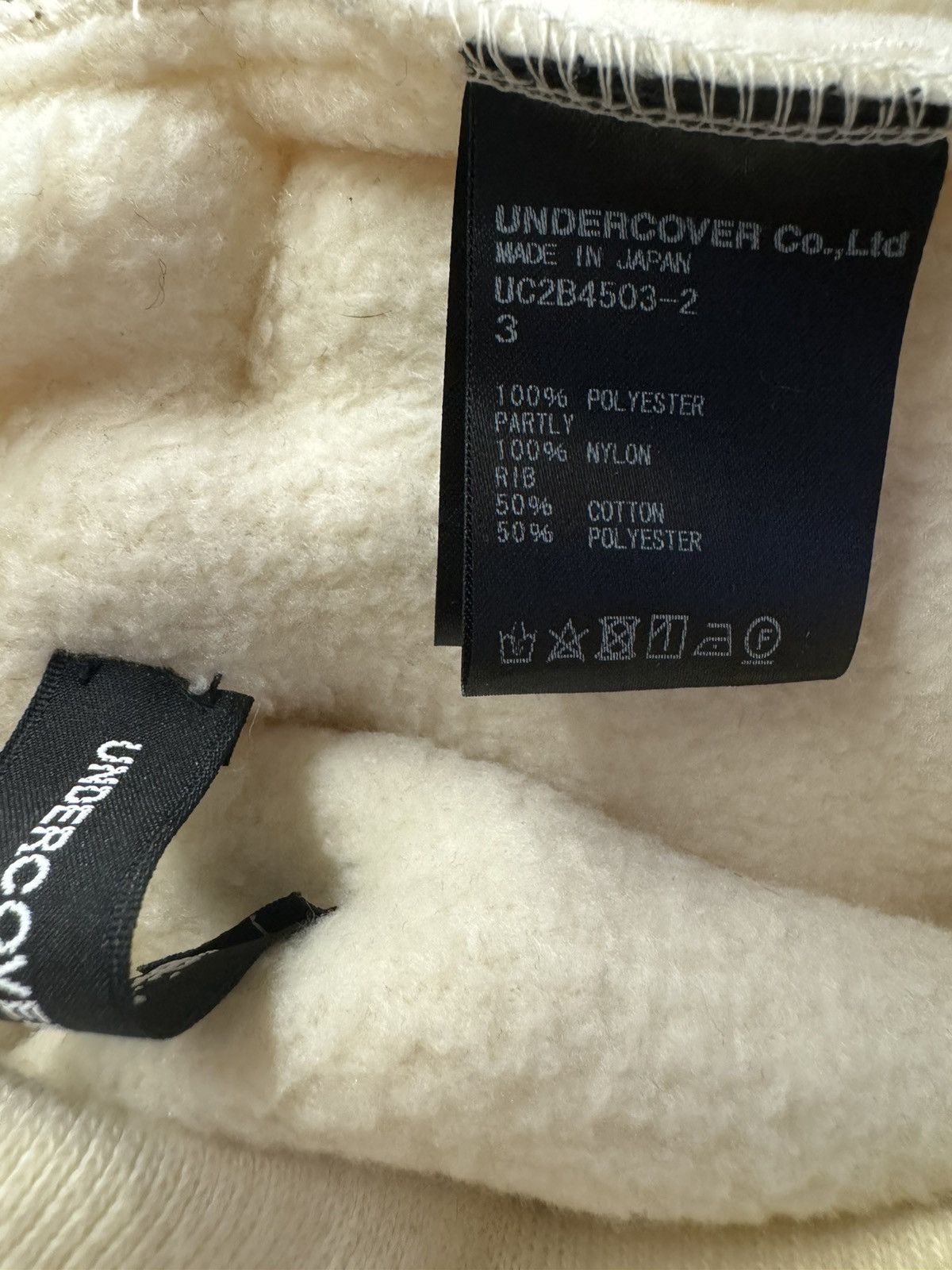Polartec × Undercover White Polar Jogger Size US 36 / EU 52 - 4 Thumbnail