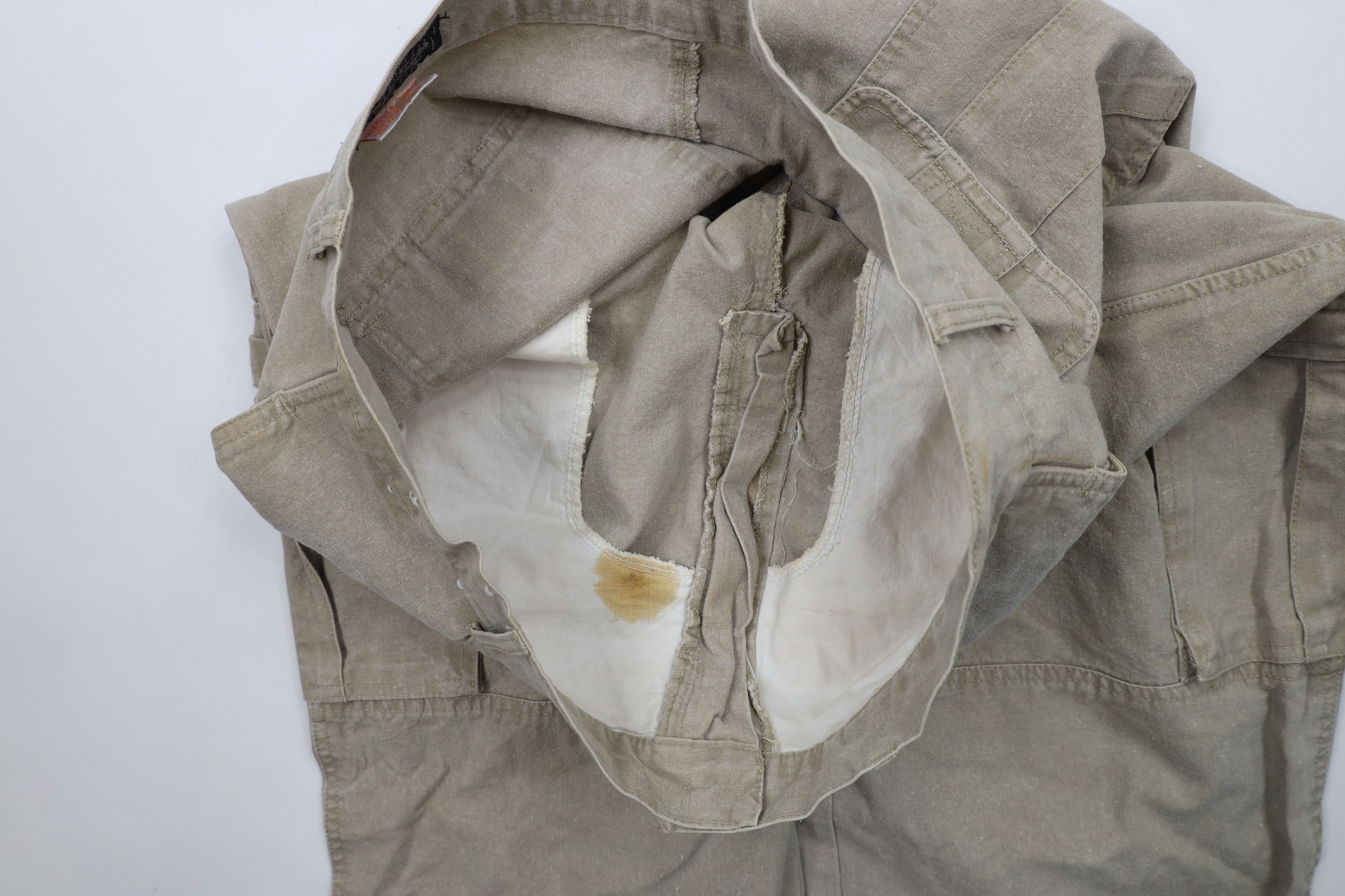 Vintage Vintage 90s Streetwear Stonewash Double Knee Cargo Pants Size US 34 / EU 50 - 10 Thumbnail