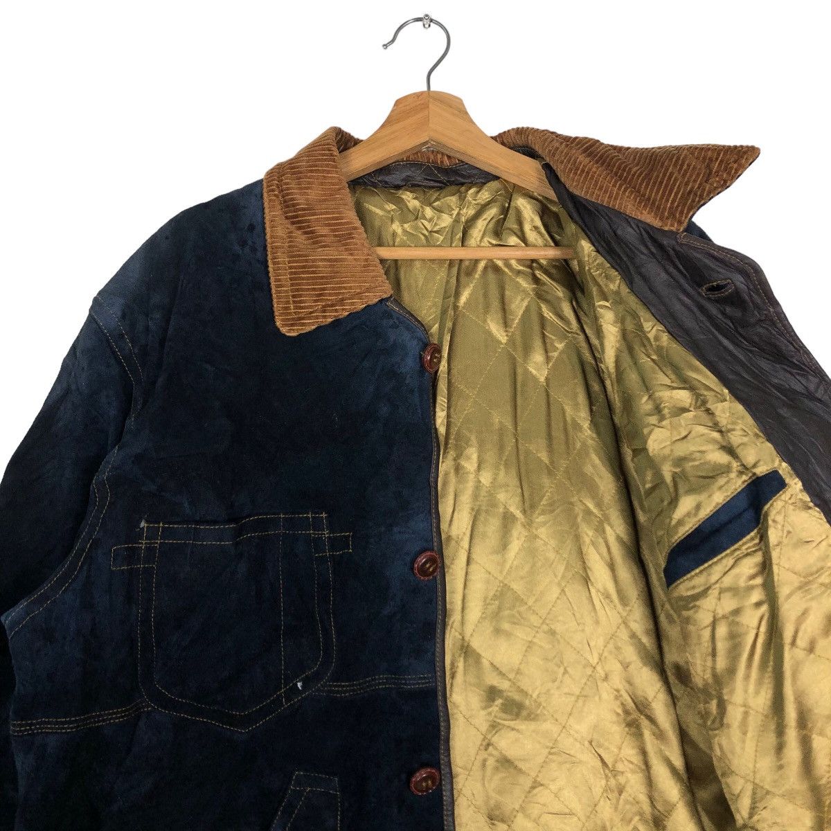 Genuine Leather 🔥90’s Vtg Genuine Suite Leather Jacket Cargo Inspector Size US M / EU 48-50 / 2 - 10 Thumbnail