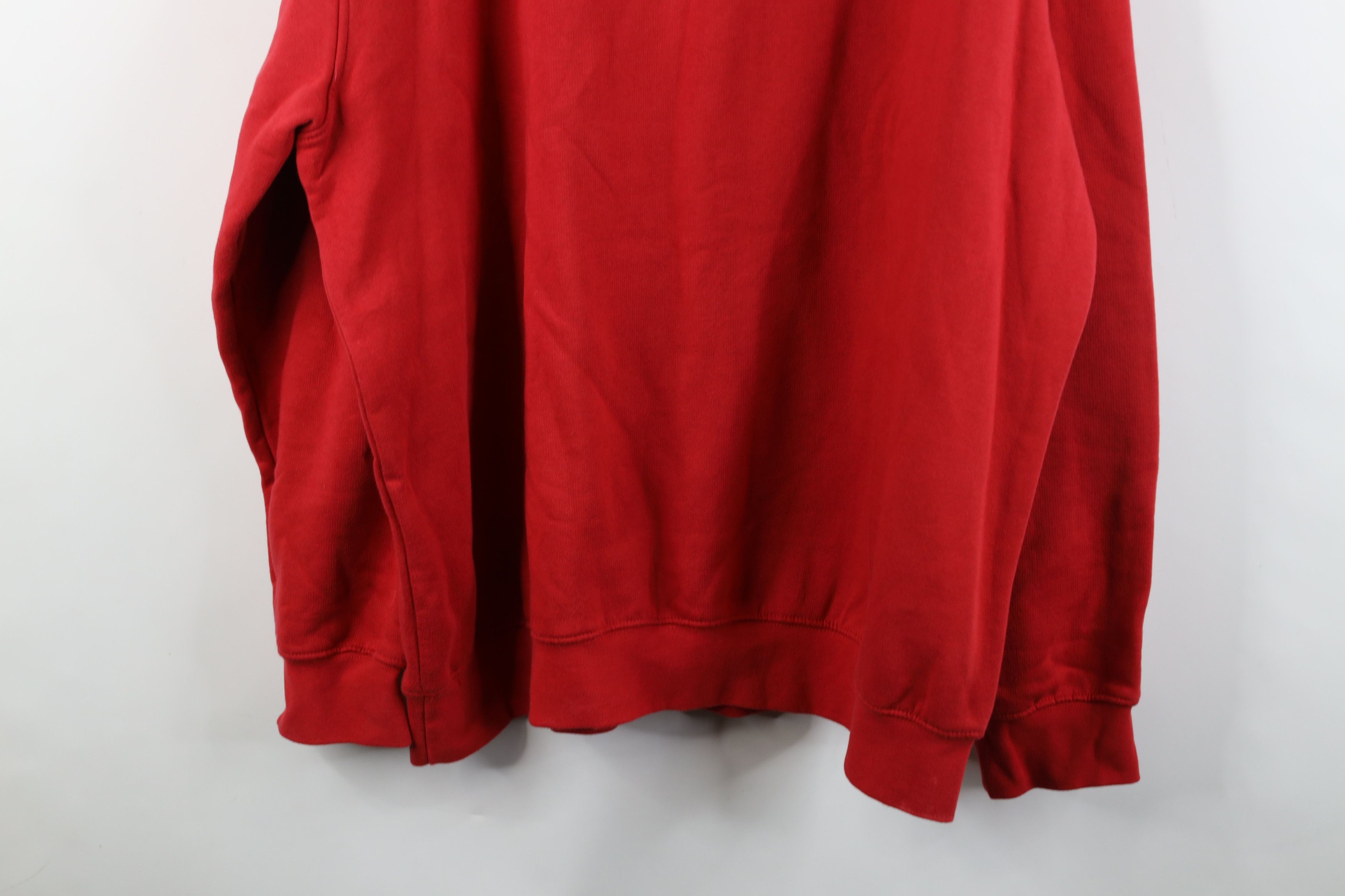Nike Vintage Y2K Nike Scott Mini Swoosh Crewneck Sweatshirt Red Size US XXL / EU 58 / 5 - 13 Thumbnail