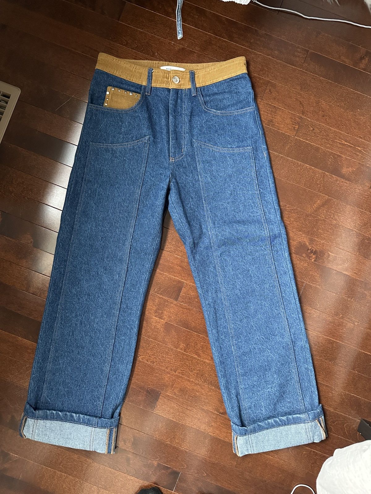 Wales Bonner Wales Bonner Cymbal Straight-Leg Jeans Size US 28 / EU 44 - 1 Thumbnail