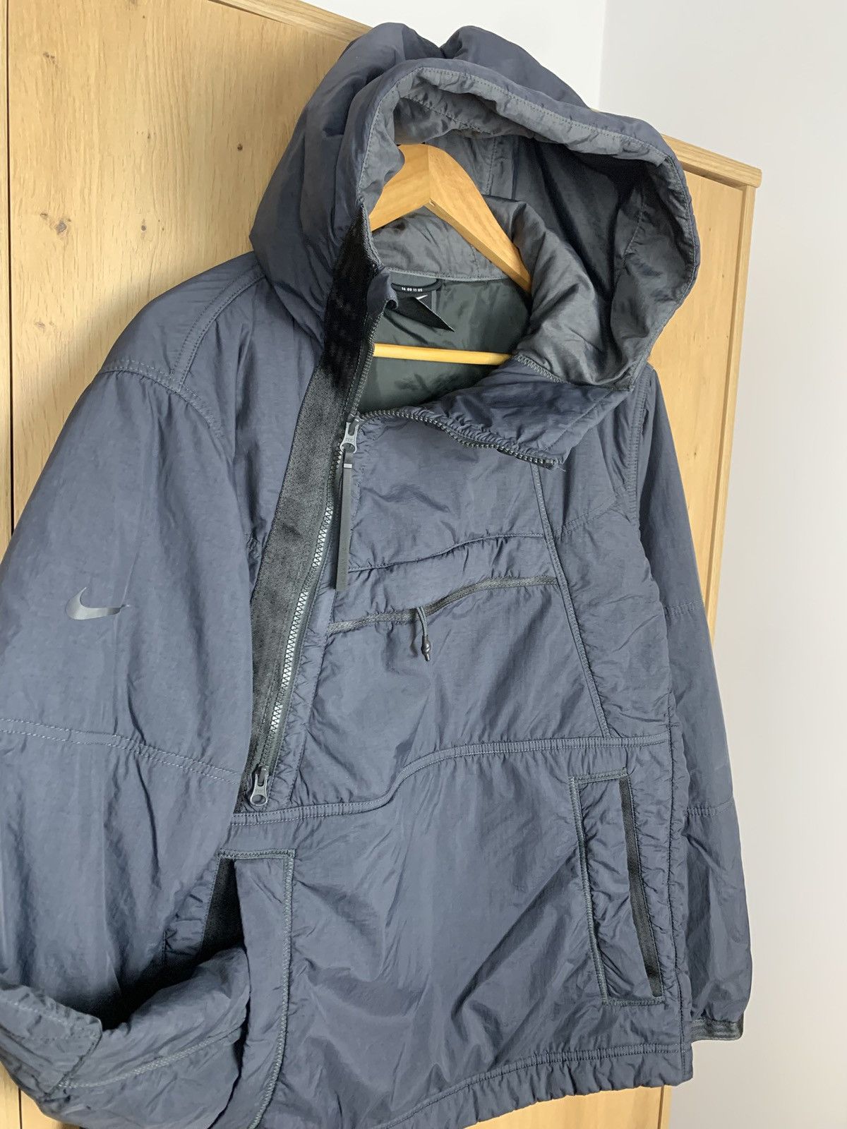 Japanese Brand Nike Jacket Drill Anorak Y2k Tech Pack Avantgarde Style Size US M / EU 48-50 / 2 - 2 Thumbnail
