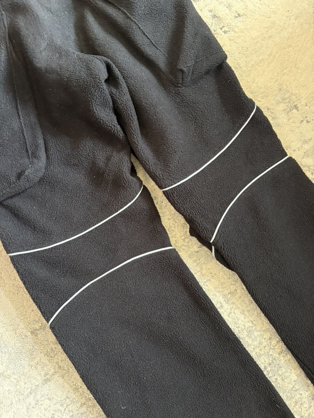 Fotus Fotus - Black Fleece Baby Fetus Flared Pants Size US 28 / EU 44 - 9 Thumbnail