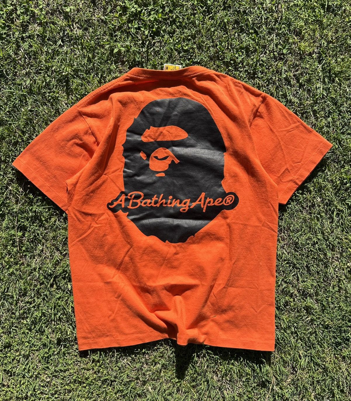Bape CRAZY RARE BAPE BIG BACK HEAD LOGO TEE Size US M / EU 48-50 / 2 - 1 Thumbnail
