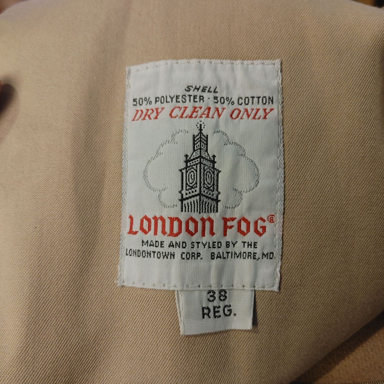 London Fog Imperial by London Fog Women's Light Beige Long Trench Coat Size L / US 10 / IT 46 - 4 Thumbnail