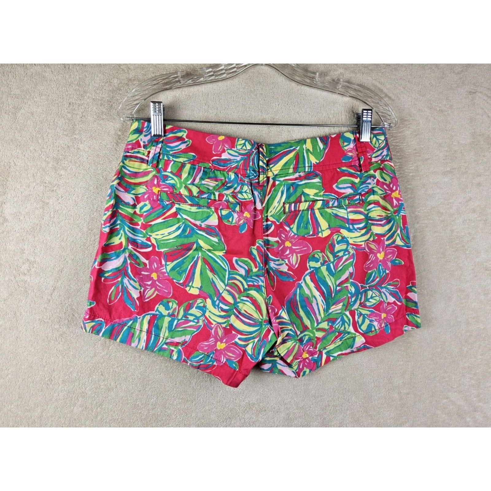 Lilly Pulitzer Lilly Pulitzer Women's Callahan Floral Tropical Pink Shorts Size 8 Size 30" / US 8 / IT 44 - 3 Thumbnail