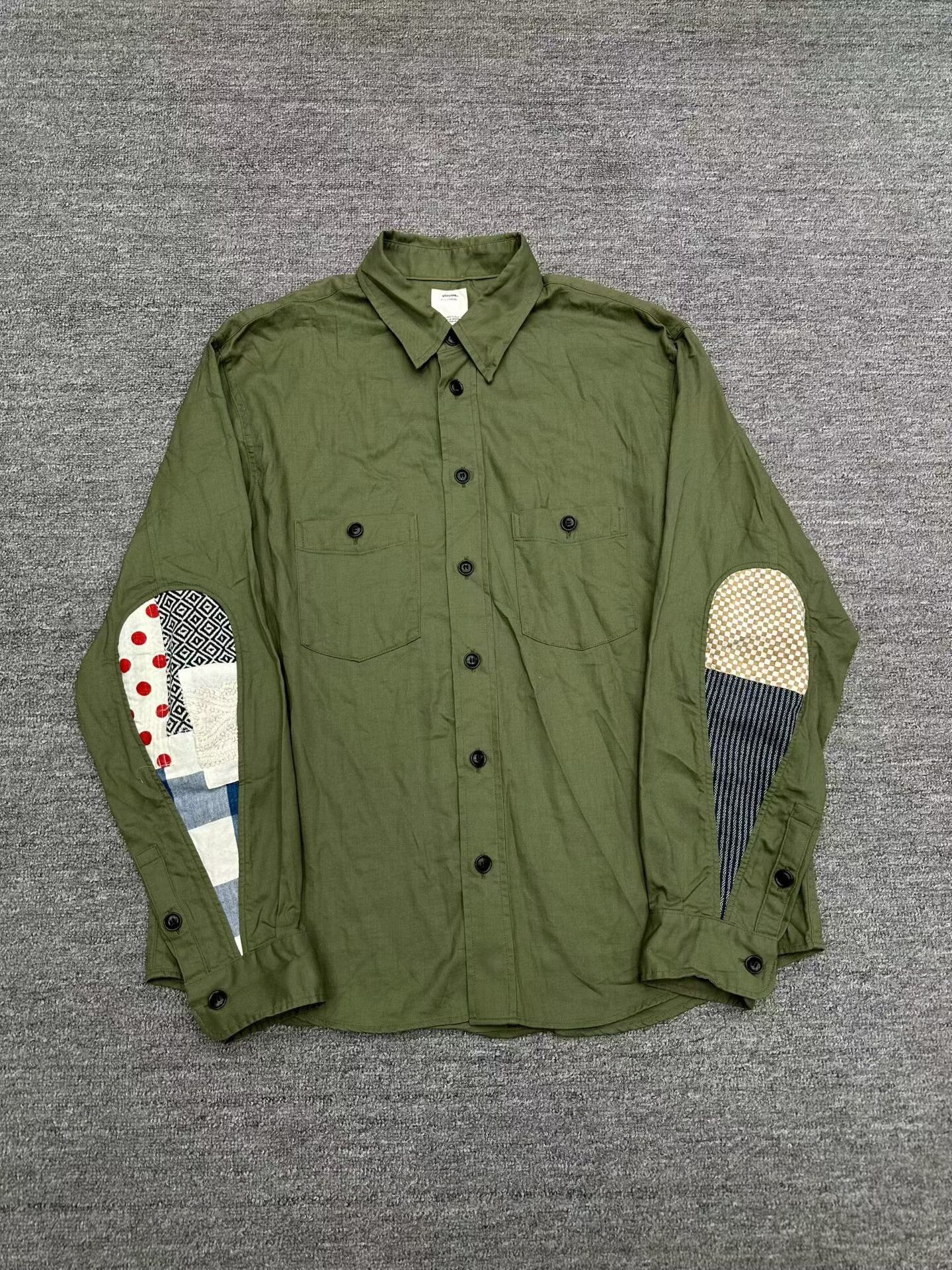 Visvim visvim 19SS Green Button-Up Shirt Size US M / EU 48-50 / 2 - 1 Thumbnail