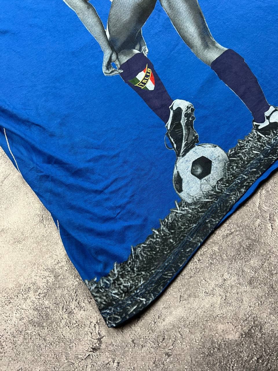 Vintage Vintage Tee Italia 9 Footboll Girl 90S Size US XL / EU 56 / 4 - 6 Thumbnail