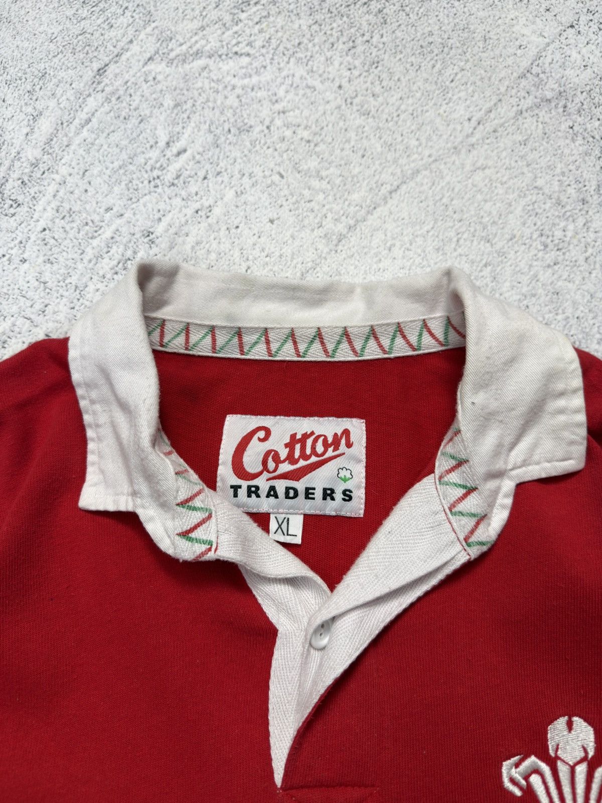 Cotton Traders Vintage 1995-97 Wales Rugby Union Home Long Sleeve Shirt Size US XL / EU 56 / 4 - 11 Thumbnail