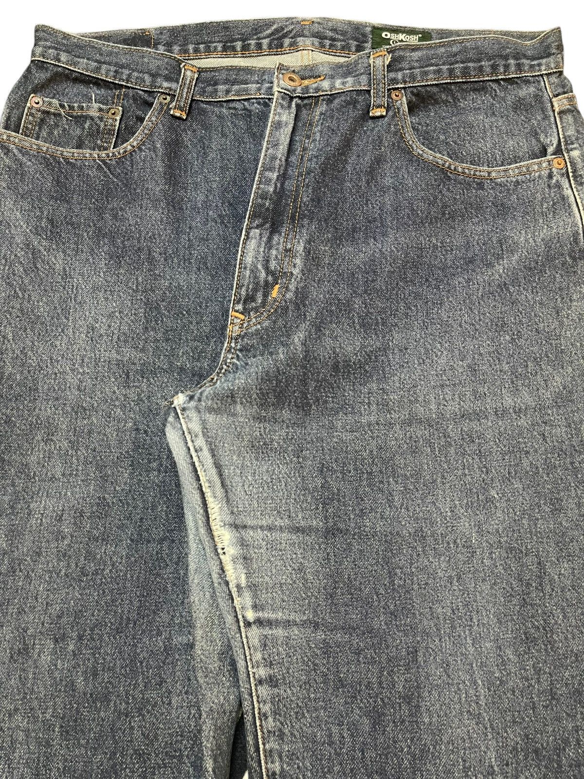 Fubu Vintage Japanese Brand Faded Wash Style Hip Hop Baggy Jeans Size US 36 / EU 52 - 4 Thumbnail