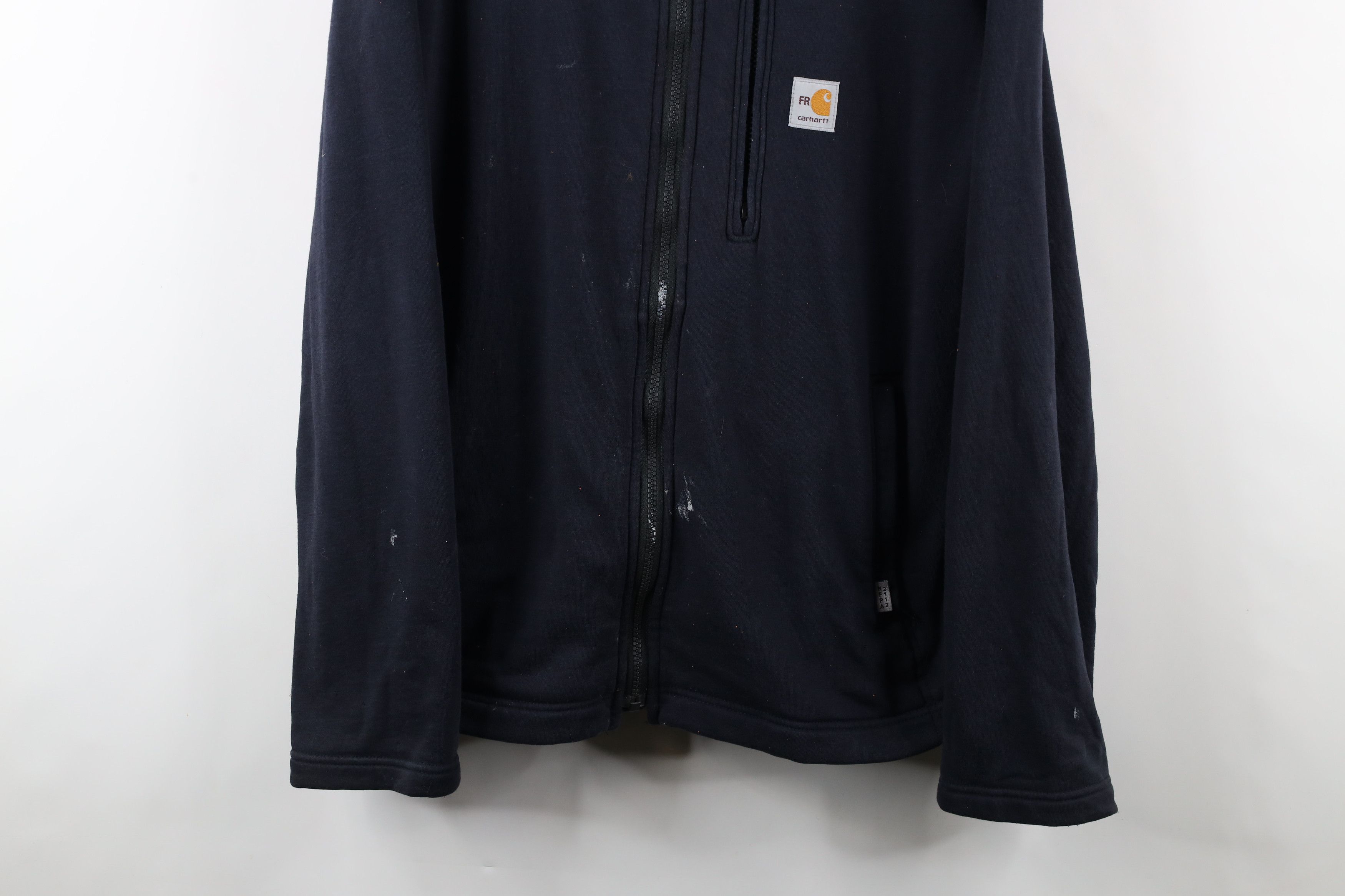 Vintage Vintage Carhartt FR Fire Flame Resistant Full Zip Jacket Size US L / EU 52-54 / 3 - 3 Thumbnail