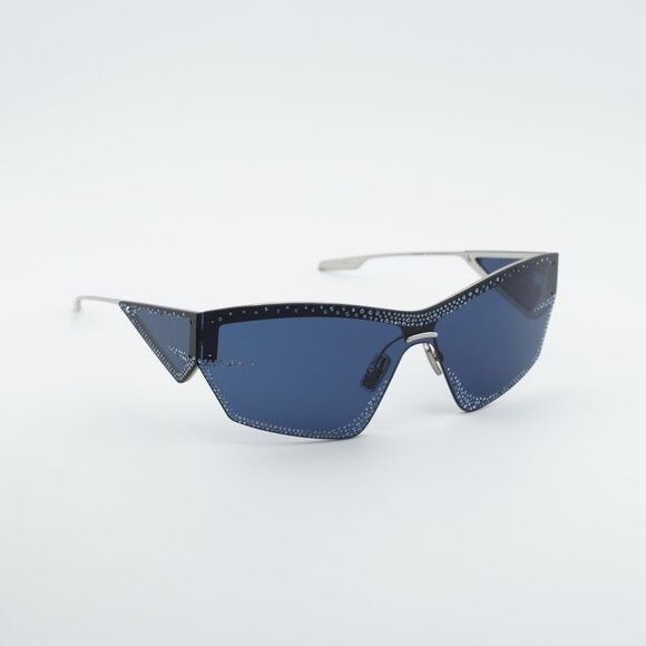 Givenchy Givenchy GV4100US 16V Sunglasses Blue/Silver Geometric Frame Size ONE SIZE - 6 Thumbnail