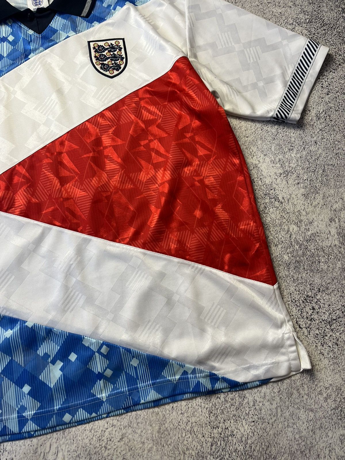 Vintage Vintage England Football Shirt special jersey Score Draw 90s Size US XXL / EU 58 / 5 - 16 Thumbnail