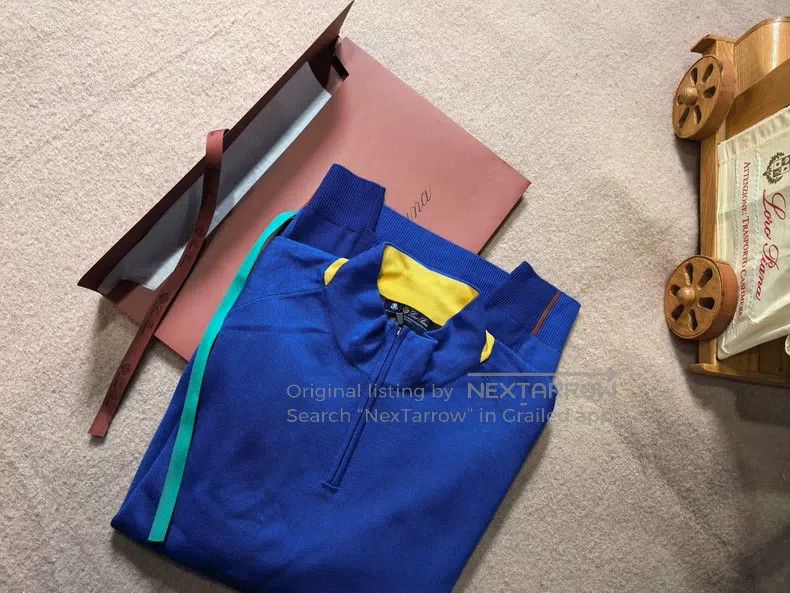 Loro Piana Loro Piana size 3XL Polo long-sleeved shirt Size US XXL / EU 58 / 5 - 5 Thumbnail