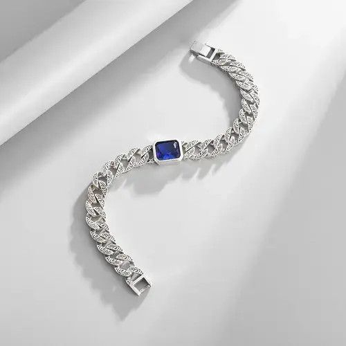 Other Zircon Stone Chain Link Bracelet Size ONE SIZE - 1 Thumbnail