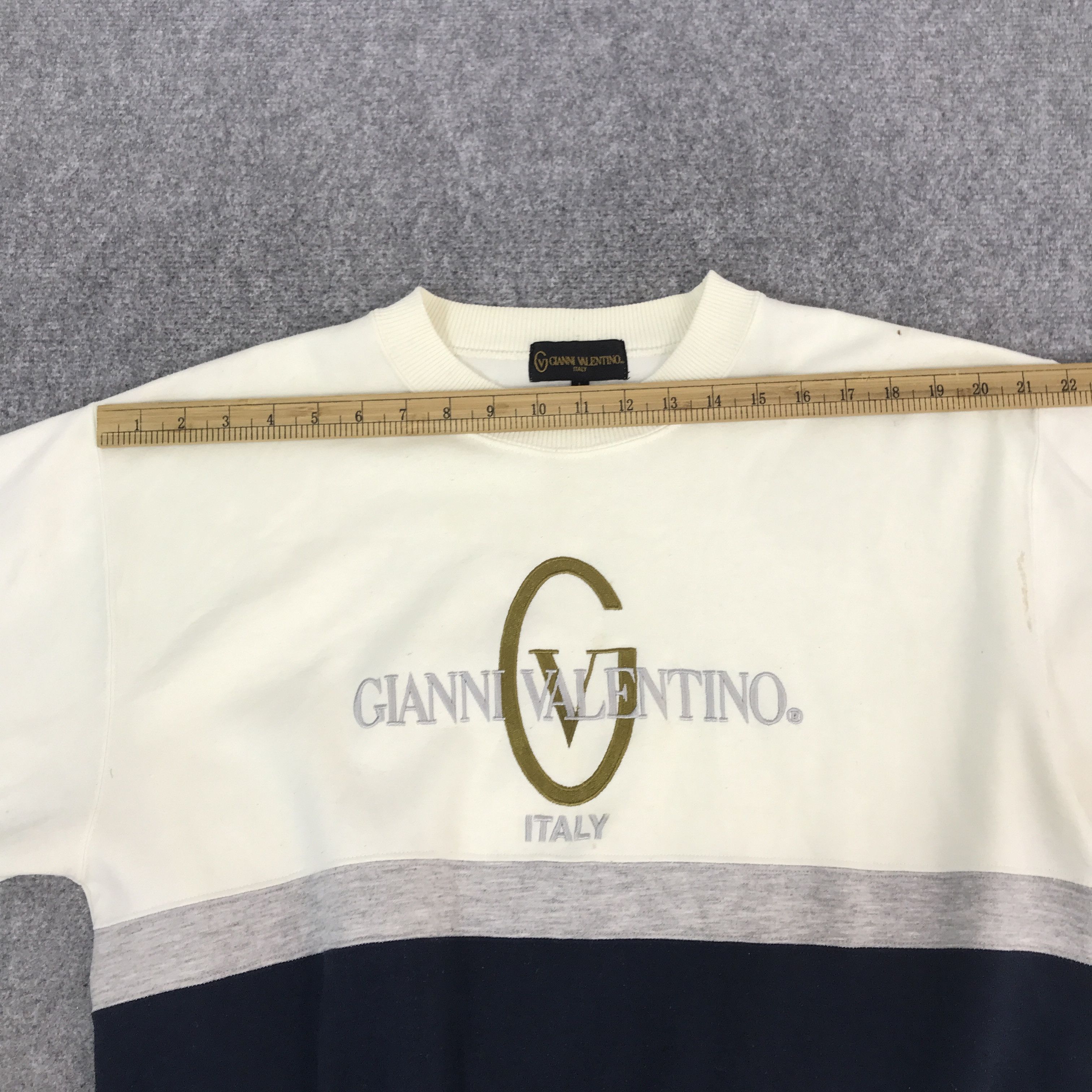 Gianni Valentino Gianni Valentino Big Logo Sweatshirt Size US L / EU 52-54 / 3 - 5 Thumbnail