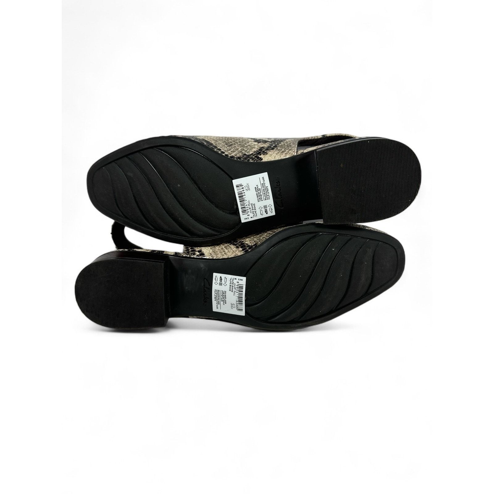 Clarks Clarks Faux Leather Snake Print Slingbacks women sz 9.5 Size US 9.5 / IT 39.5 - 3 Thumbnail