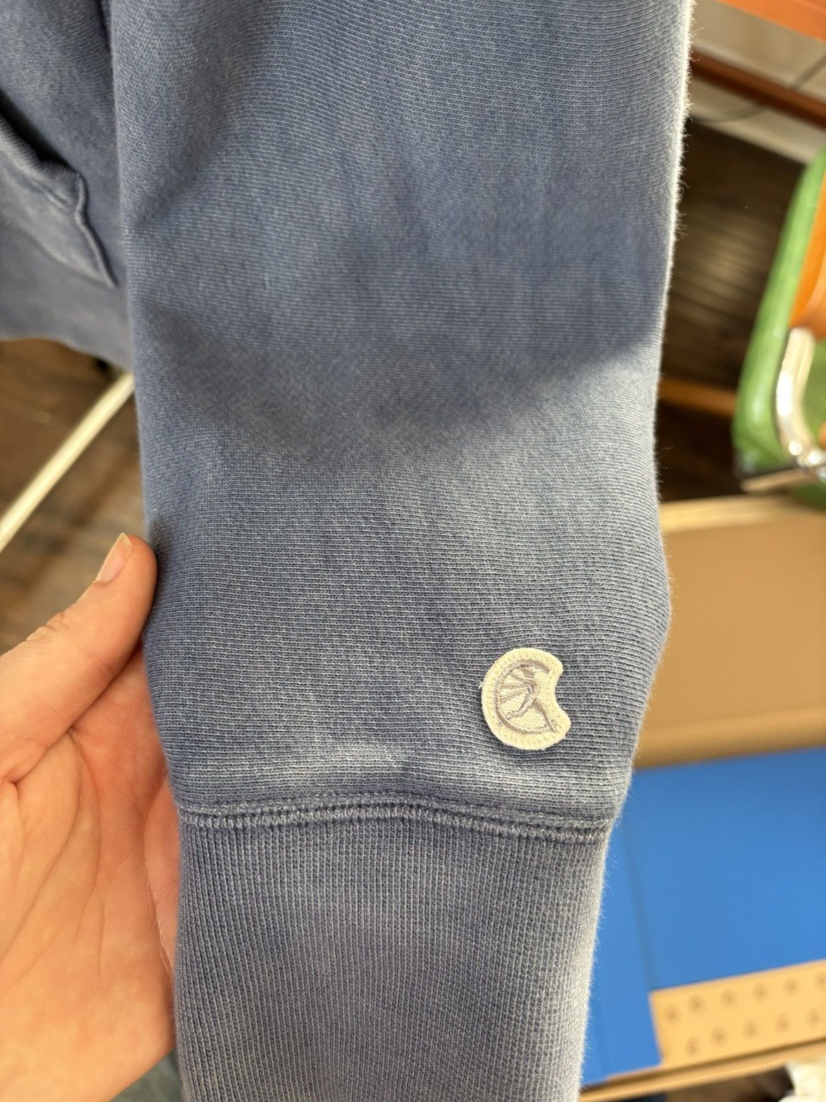 Champion × Todd Snyder TS Washed/Over dyed Blue Hoodie Size US M / EU 48-50 / 2 - 4 Thumbnail