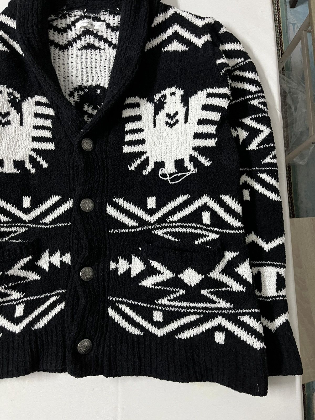 Japanese Brand 💥RARE💥Navajo Chimaiyo Tribal Knitwear KAPITAL INSPIRED Size US L / EU 52-54 / 3 - 3 Thumbnail