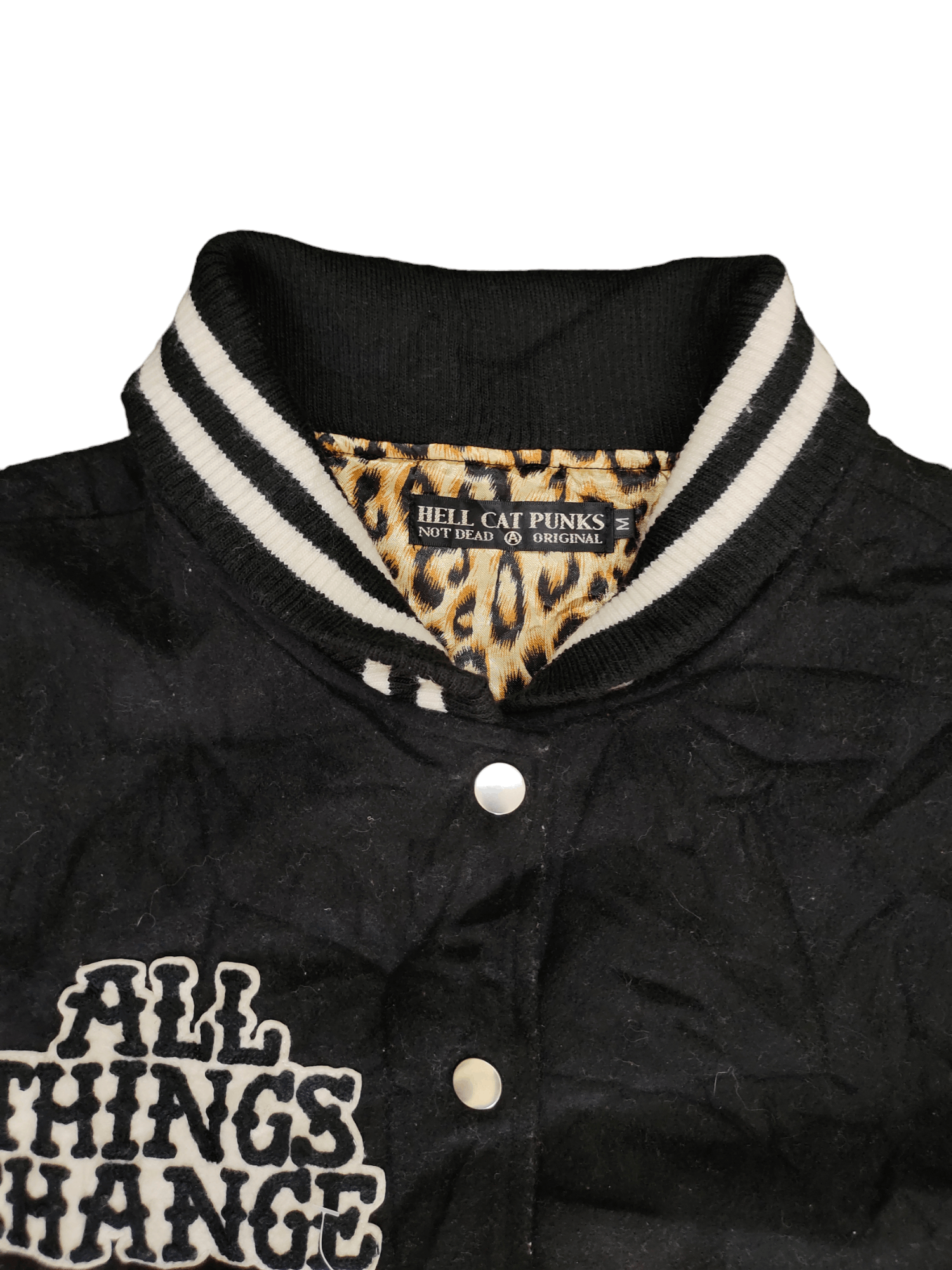 Seditionaries Hell Cat Punk Leopard Cross Studded Seditionaries Jacket Size US M / EU 48-50 / 2 - 6 Thumbnail