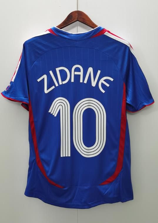 Other 2006 World Cup France #10 Zidane Jersey Size US XXL / EU 58 / 5 - 1 Thumbnail
