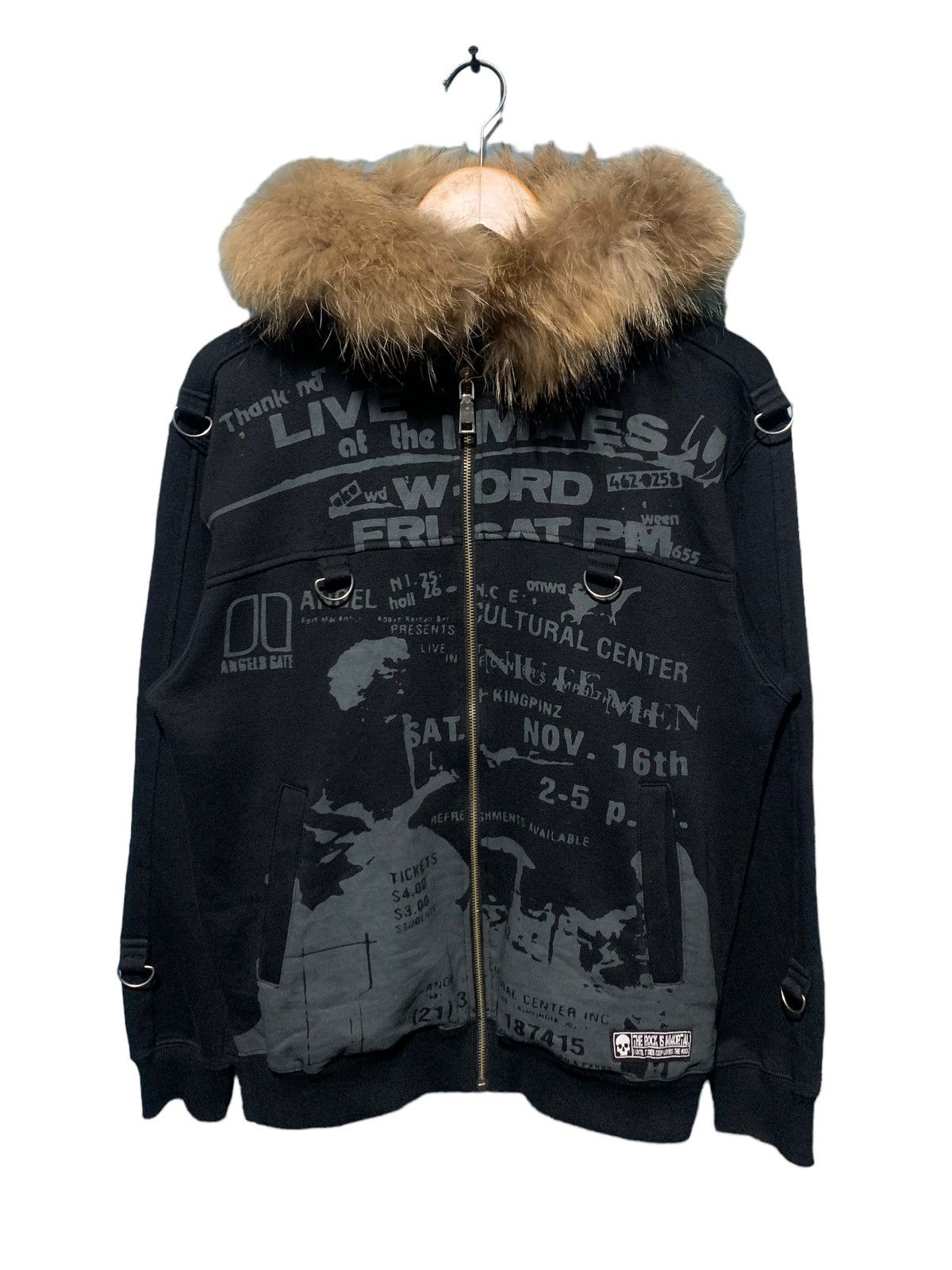 If Six Was Nine Centerclease poem fur hoodie bondage rock if6w9 LgB style Size US M / EU 48-50 / 2 - 11 Thumbnail