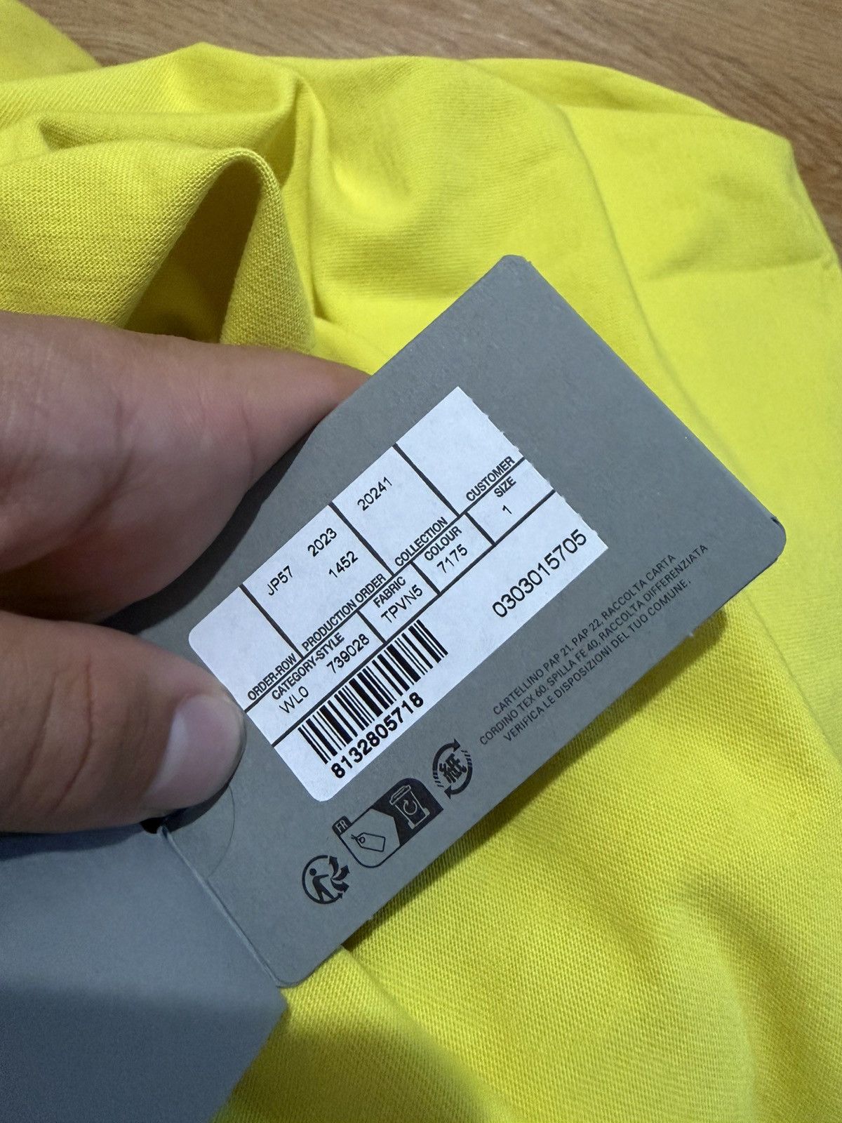 Balenciaga Balenciaga Darkwave yellow shirt Size US M / EU 48-50 / 2 - 8 Thumbnail