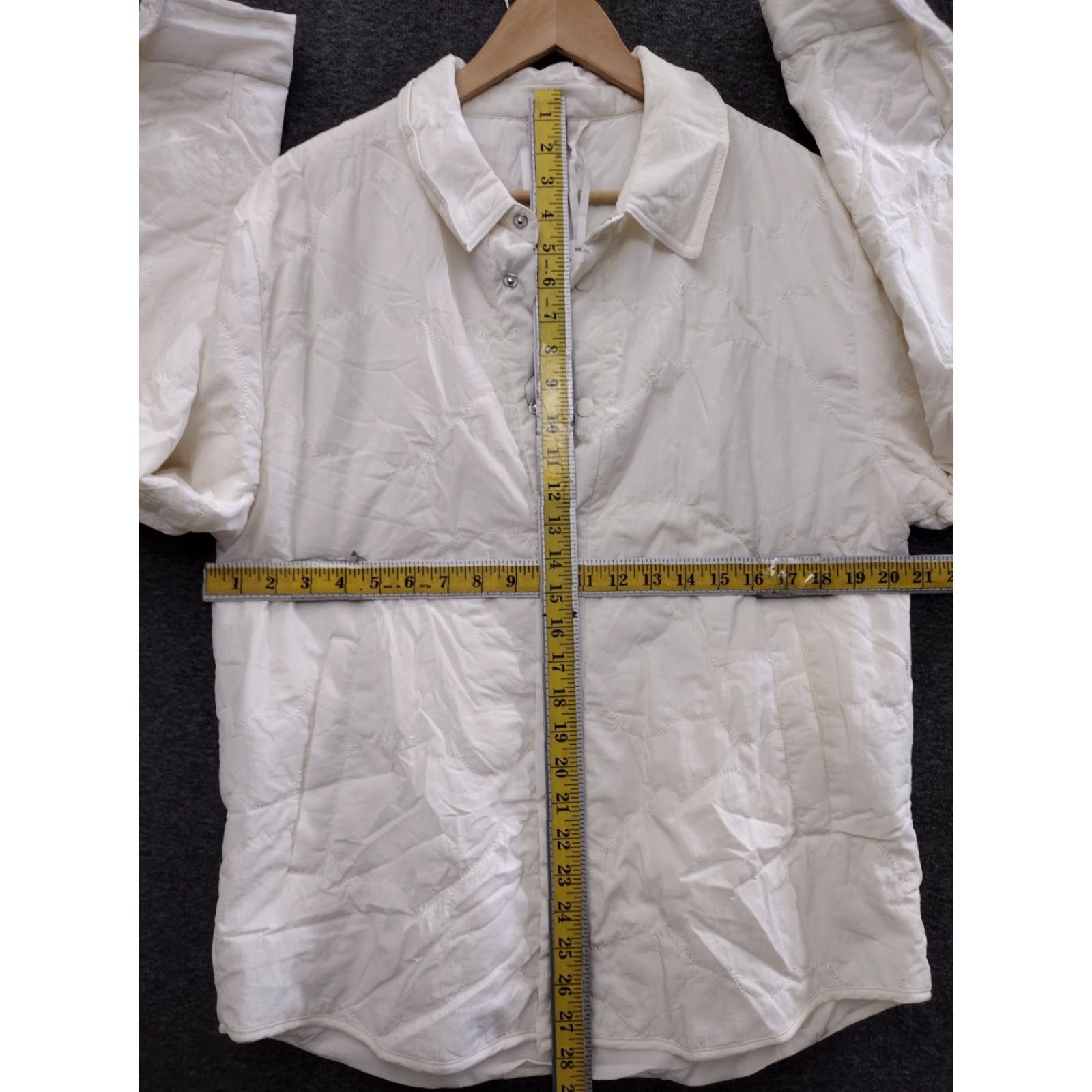 Vintage Stylus x LaDarius Campbell Men's Jacket Casual Rain Coat Short Mid-Length Ivory Pockets XS/S Size US S / EU 44-46 / 1 - 4 Thumbnail