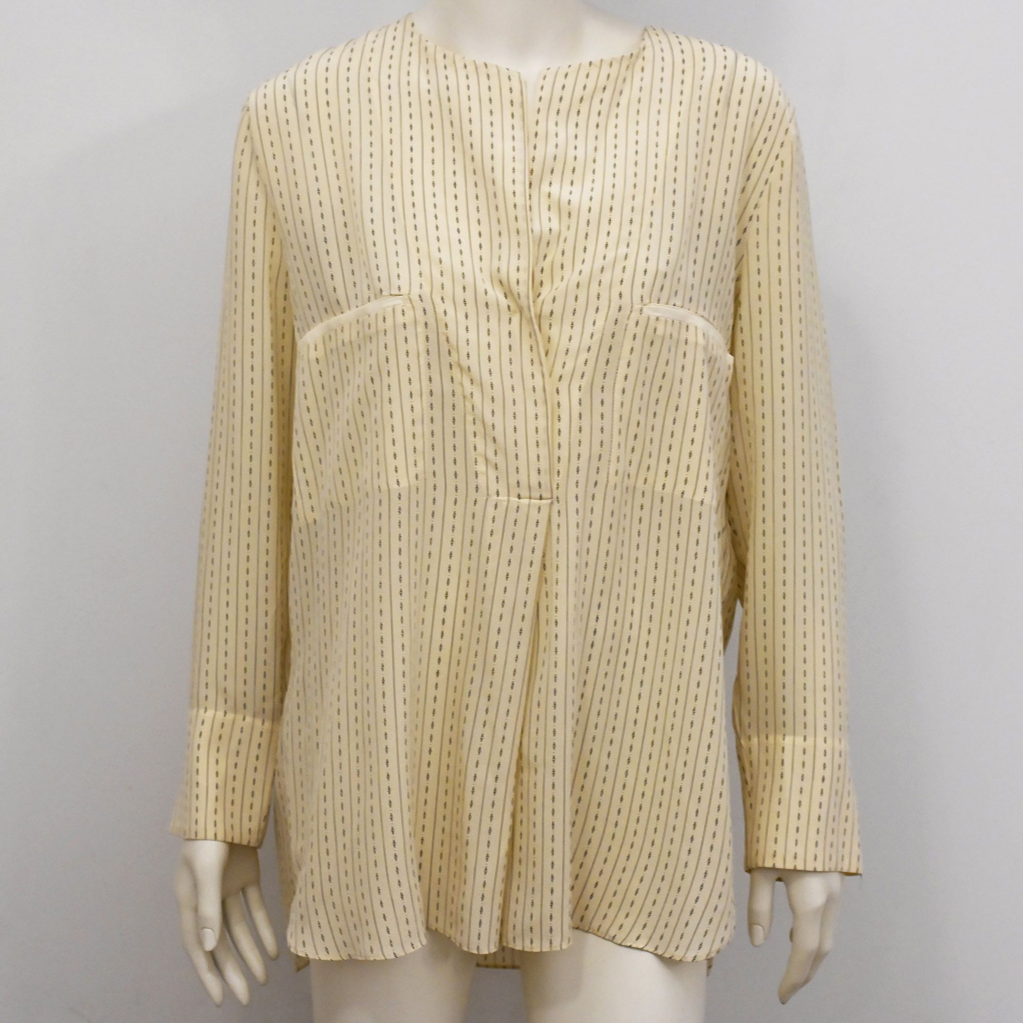 By Malene Birger By Malene Birger abstract print silk blouse vanilla cream Size M / US 6-8 / IT 42-44 - 4 Thumbnail