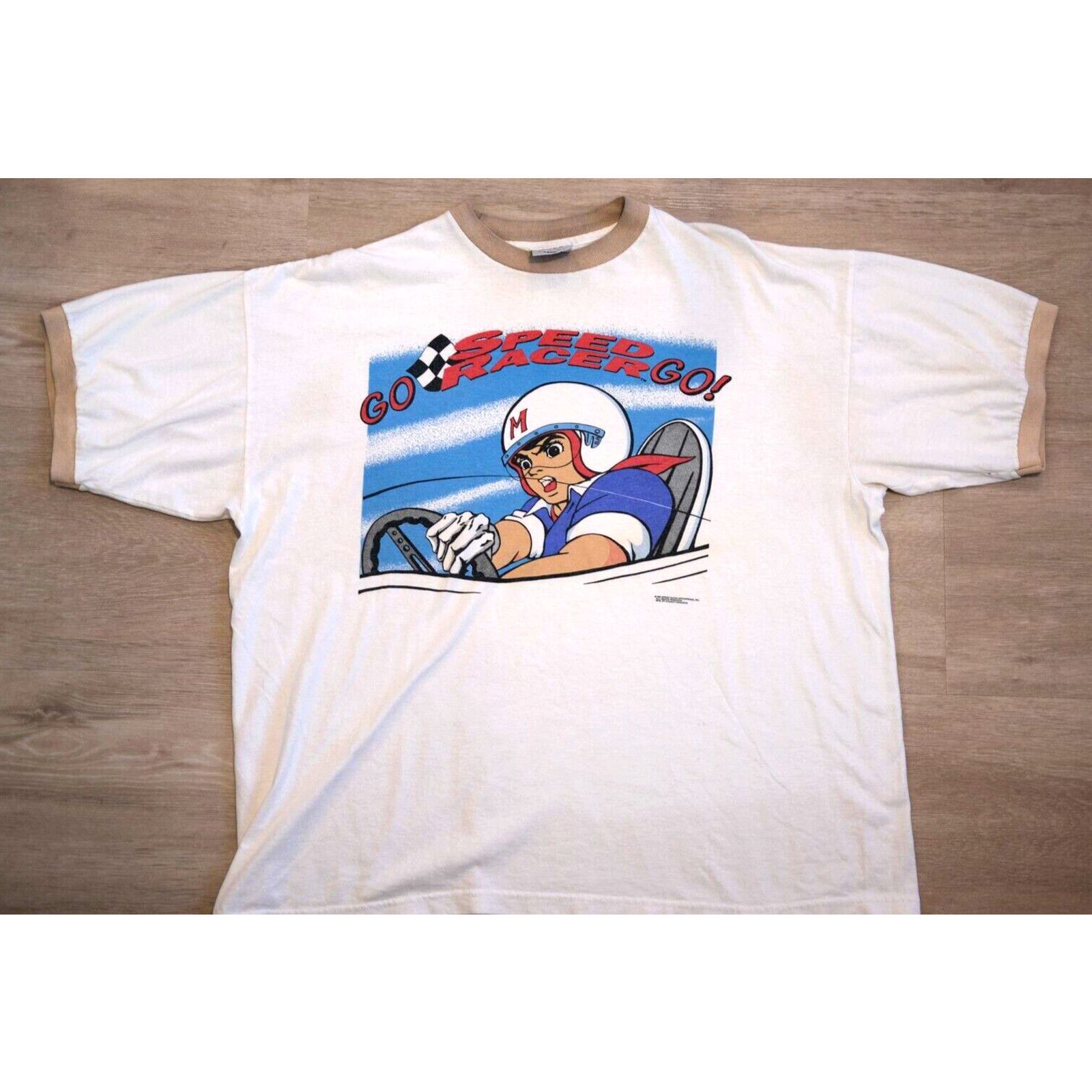 Other Vintage 90s Stanley Desantis Speed Racer Shirt Large White Size US L / EU 52-54 / 3 - 1 Thumbnail