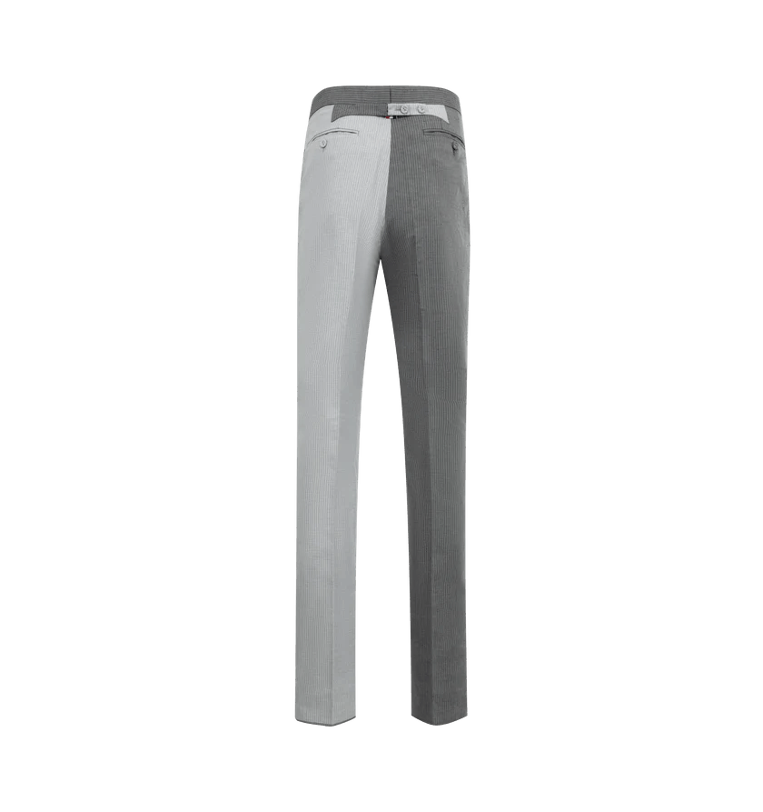 Thom Browne o1h1sh11225 Tonal University Stripe Trouser in Light Grey Size US 36 / EU 52 - 2 Thumbnail