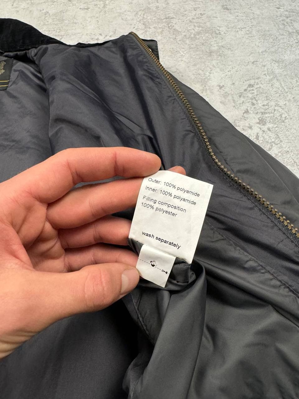 Barbour Barbour International Padded Gray Mens Jacket Size S Size US S / EU 44-46 / 1 - 24 Thumbnail