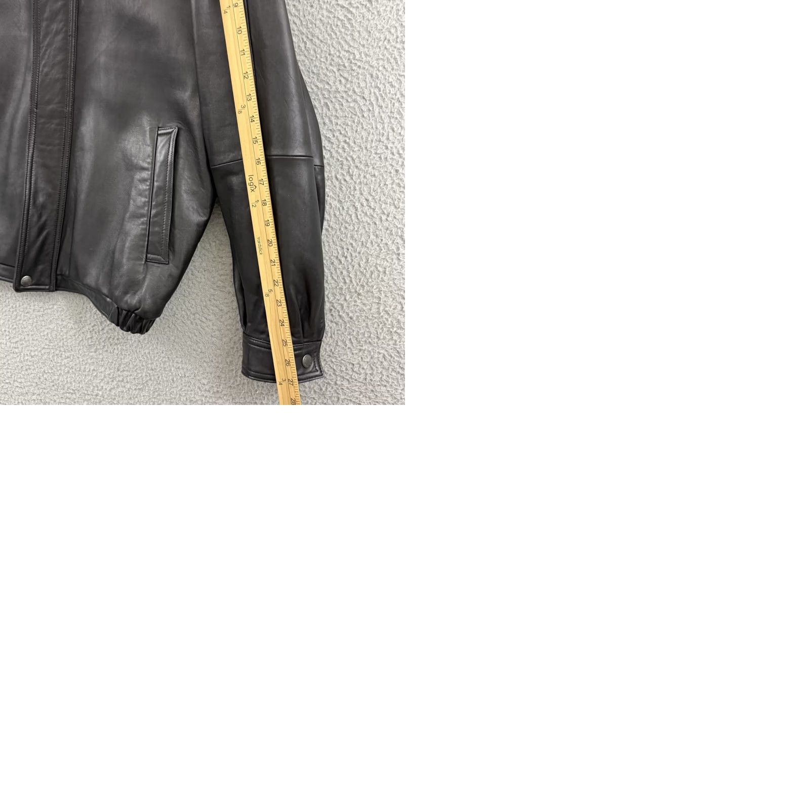 Liz Claiborne VINTAGE Claiborne Jacket Mens Medium Black Lambskin Leather 90s Biker Outdoor Size US M / EU 48-50 / 2 - 9 Thumbnail