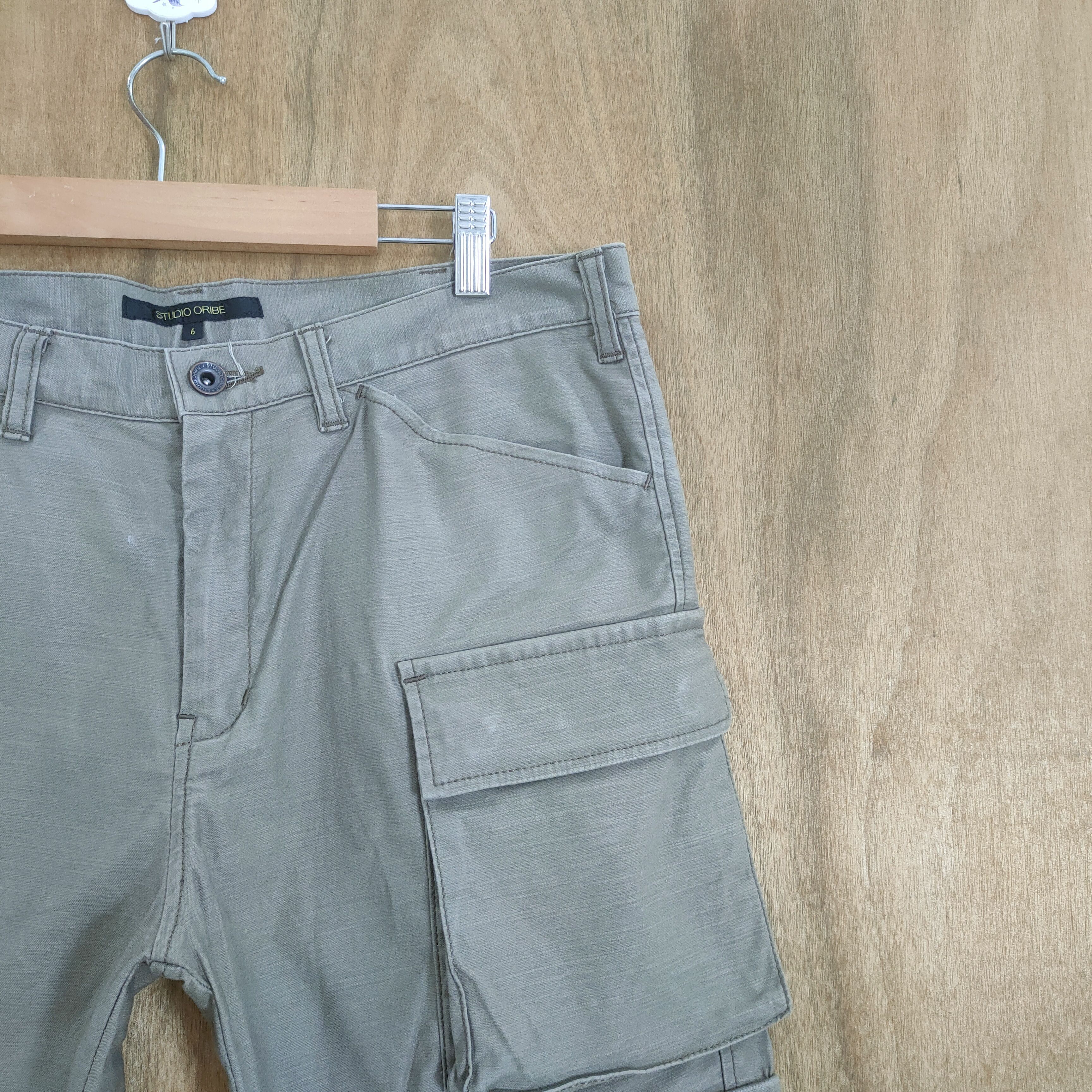 Japanese Brand VINTAGE 8POCKET STUDIO CARGO PANTS Size US 34 / EU 50 - 5 Thumbnail