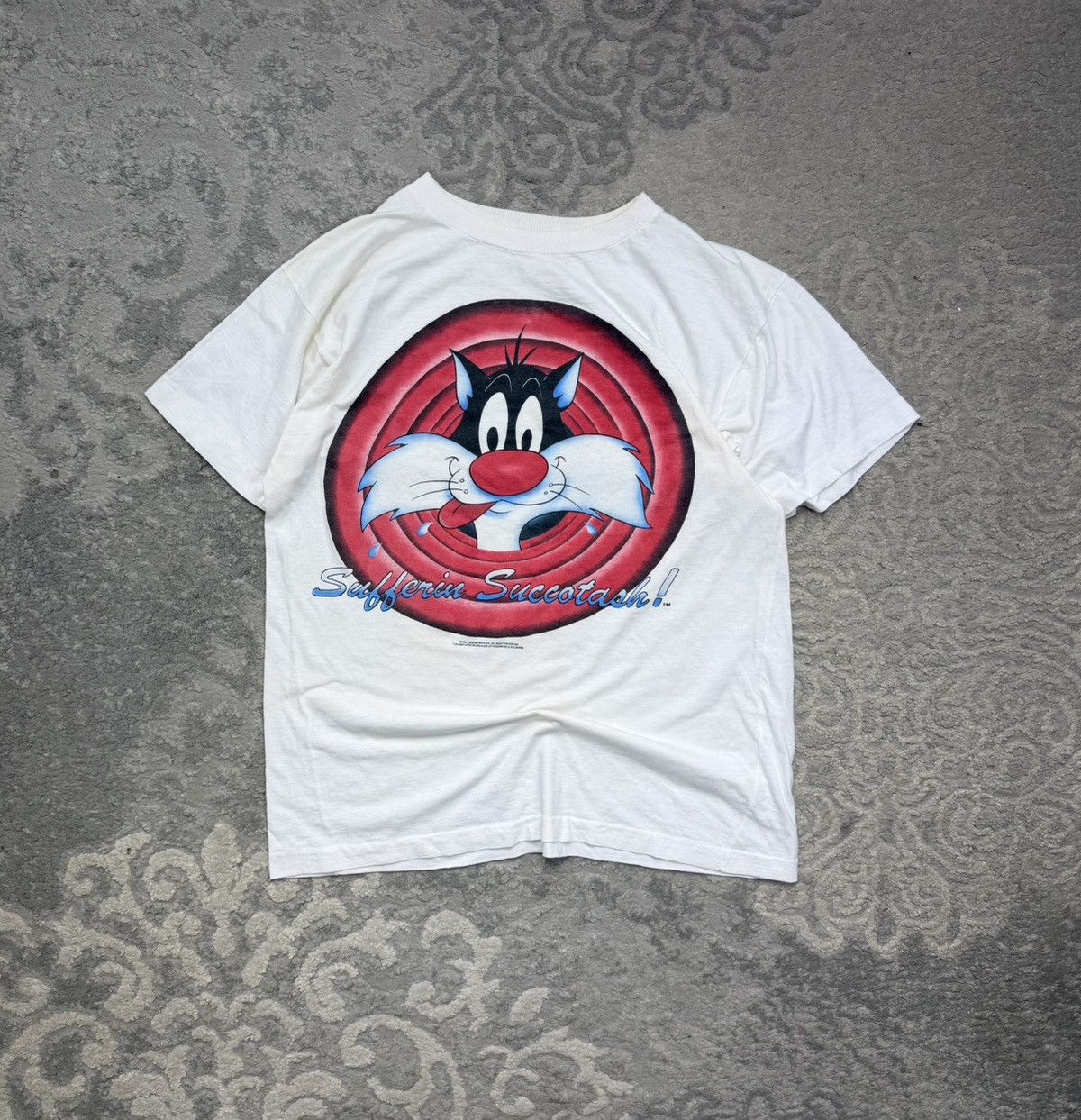 Rare Looney Tunes 'Sufferin' Succotash' T-shirt 1986 Vintage
