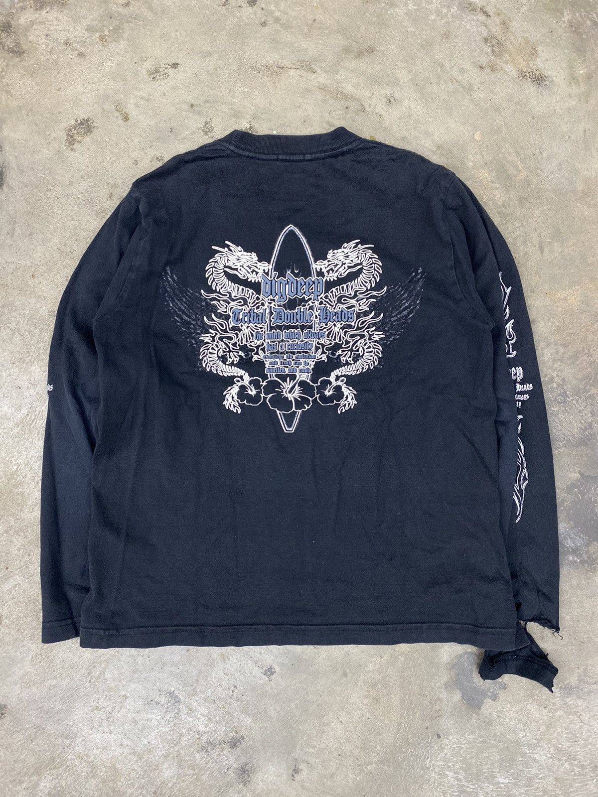 If Six Was Nine × Japanese Brand digdeep poem lengsleeve distress japanese style Size US S / EU 44-46 / 1 - 2 Thumbnail