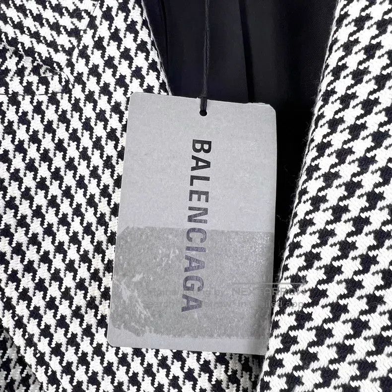 Balenciaga Balenciaga Hourglass Suit in Black and White Houndstooth Size XS / US 0-2 / IT 36-38 - 6 Thumbnail