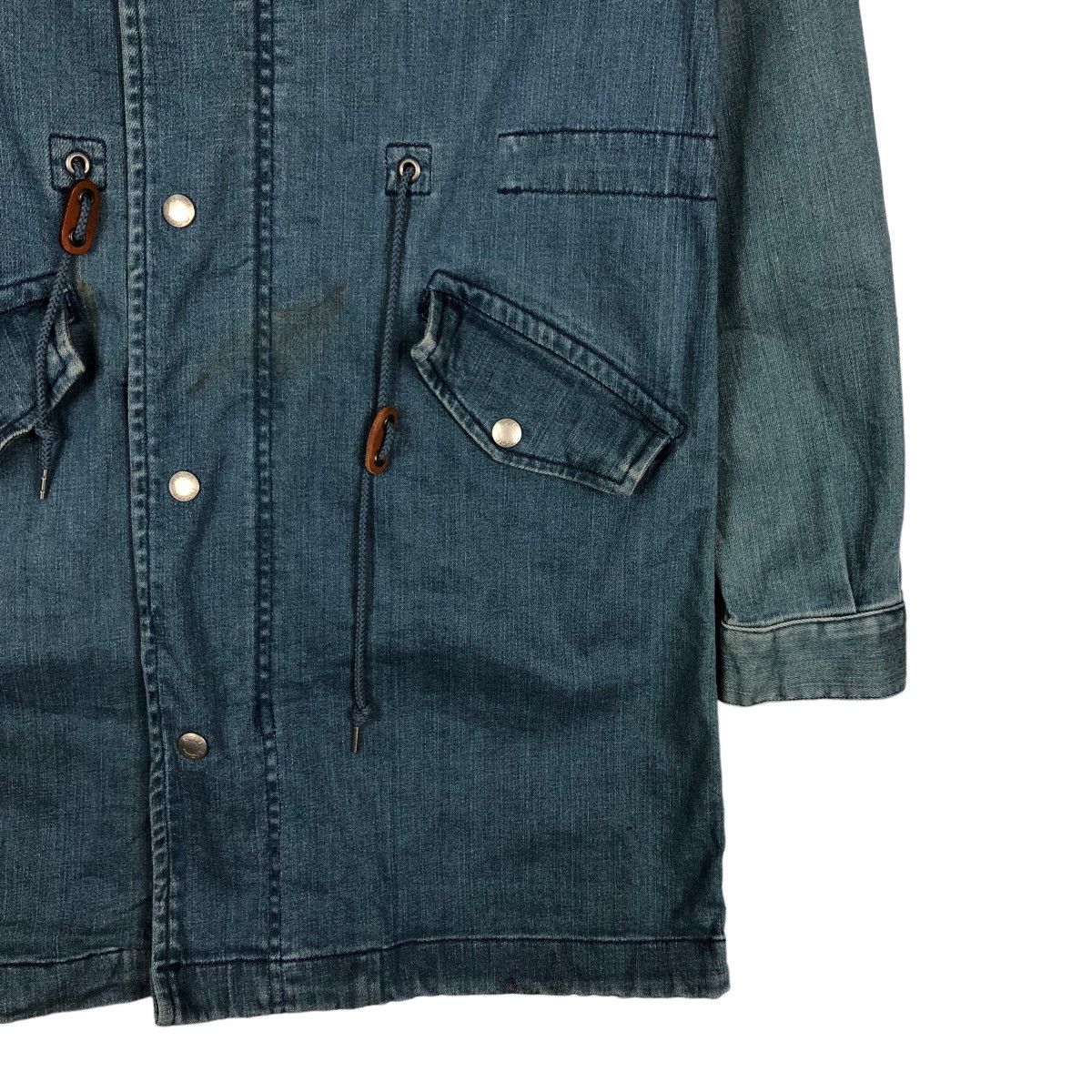 Hysteric Glamour 🔥Denim Bondage Biker Jacket Parachute X Girl Japan Size US S / EU 44-46 / 1 - 5 Thumbnail