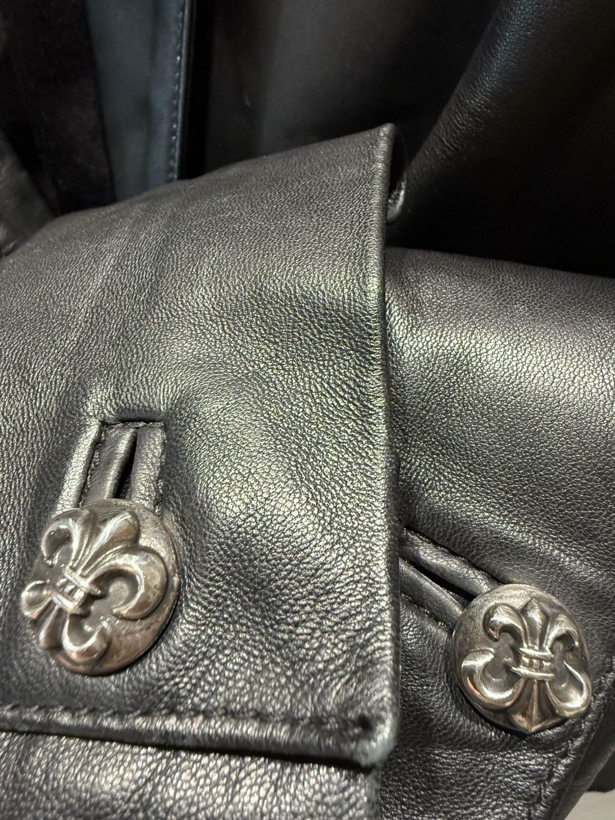 Chrome Hearts Chrome Hearts Leather Jacket Classy RARE !! Size US L / EU 52-54 / 3 - 9 Thumbnail