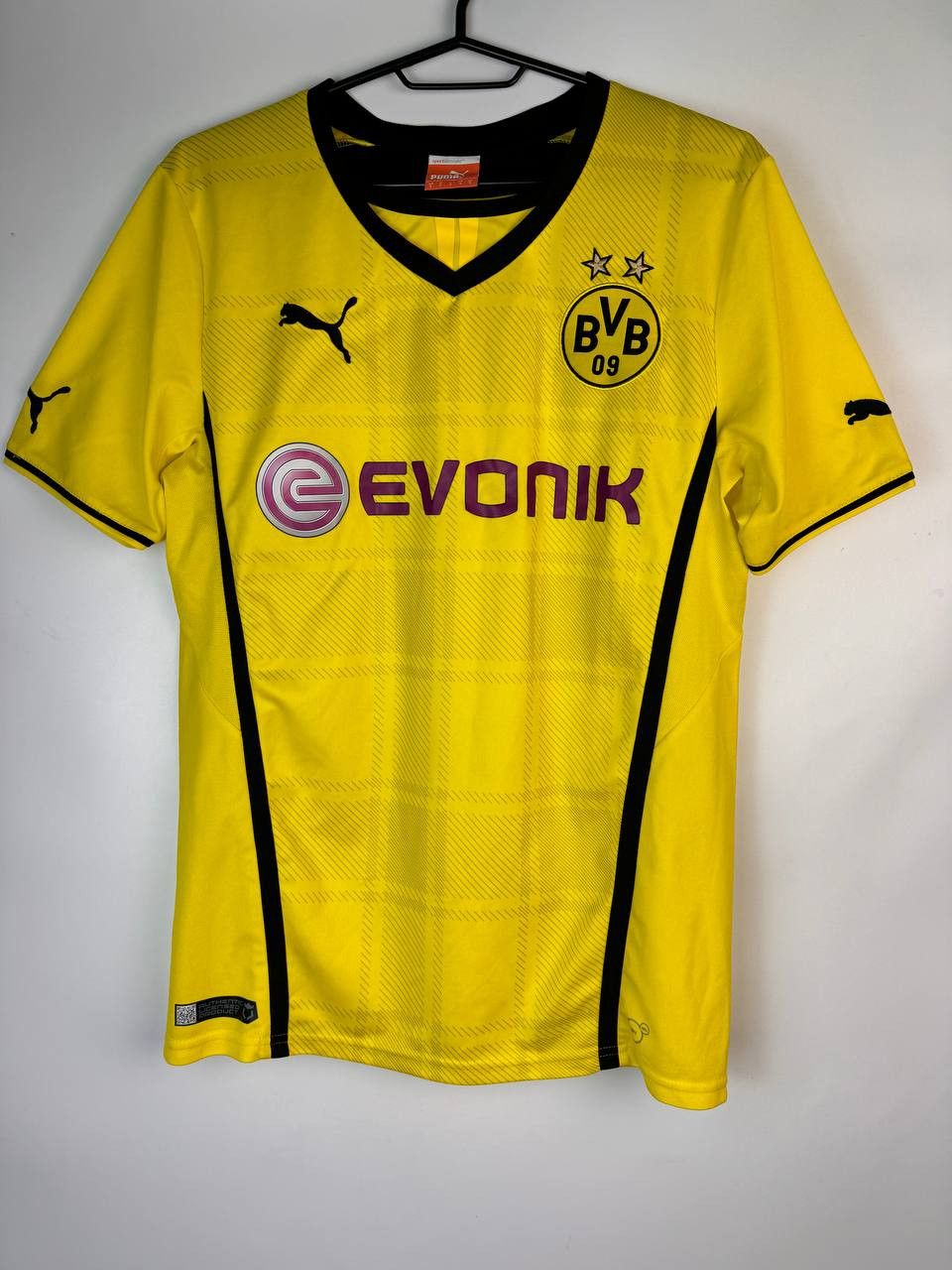 Puma × Vintage BORUSSIA DORTMUND 2013 2014 HOME FOOTBALL SHIRT JERSEY Size US S / EU 44-46 / 1 - 1 Thumbnail