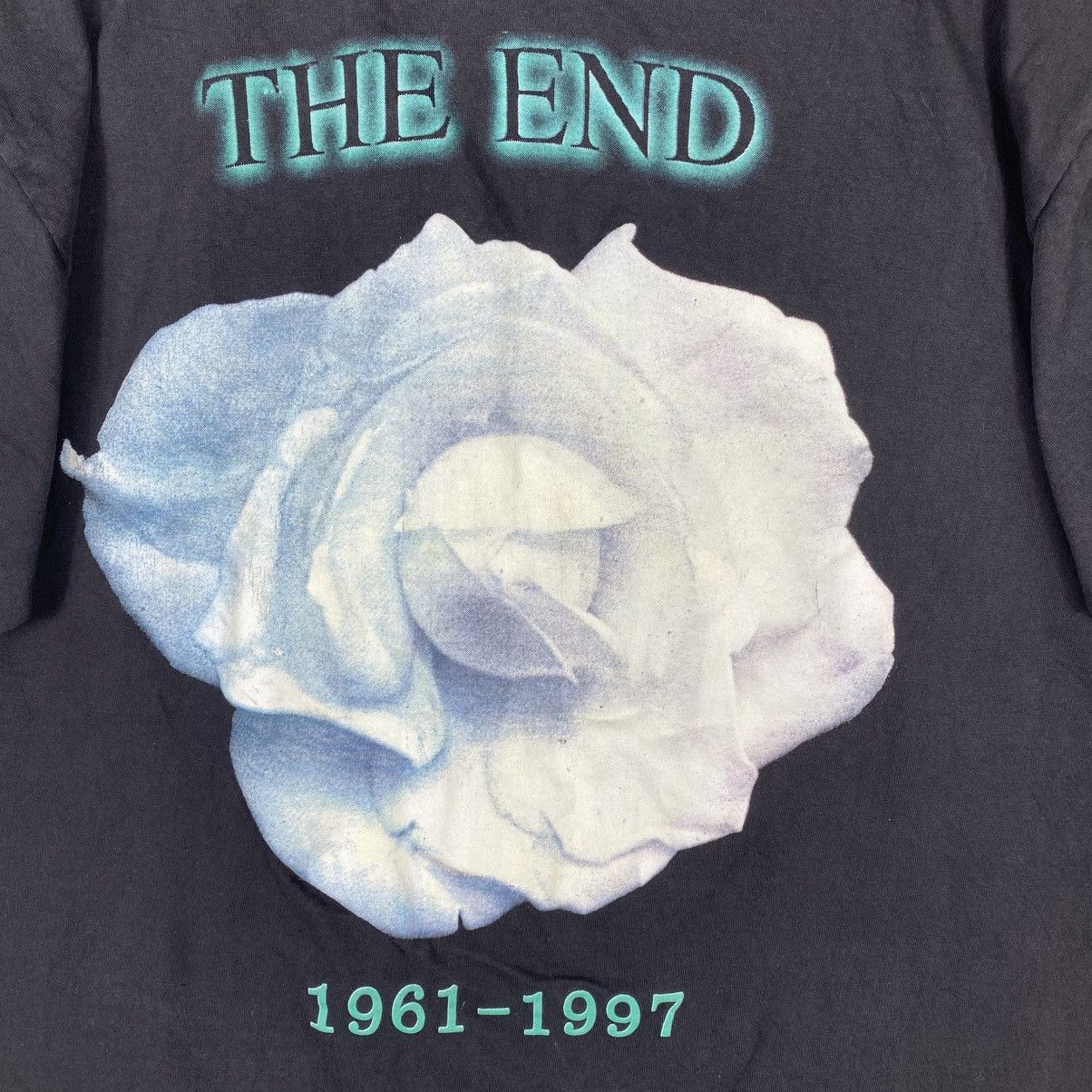 Vintage Vintage 90's PRINCESS DIANA The End 1961-1997 Graphic Tee Size US L / EU 52-54 / 3 - 8 Thumbnail