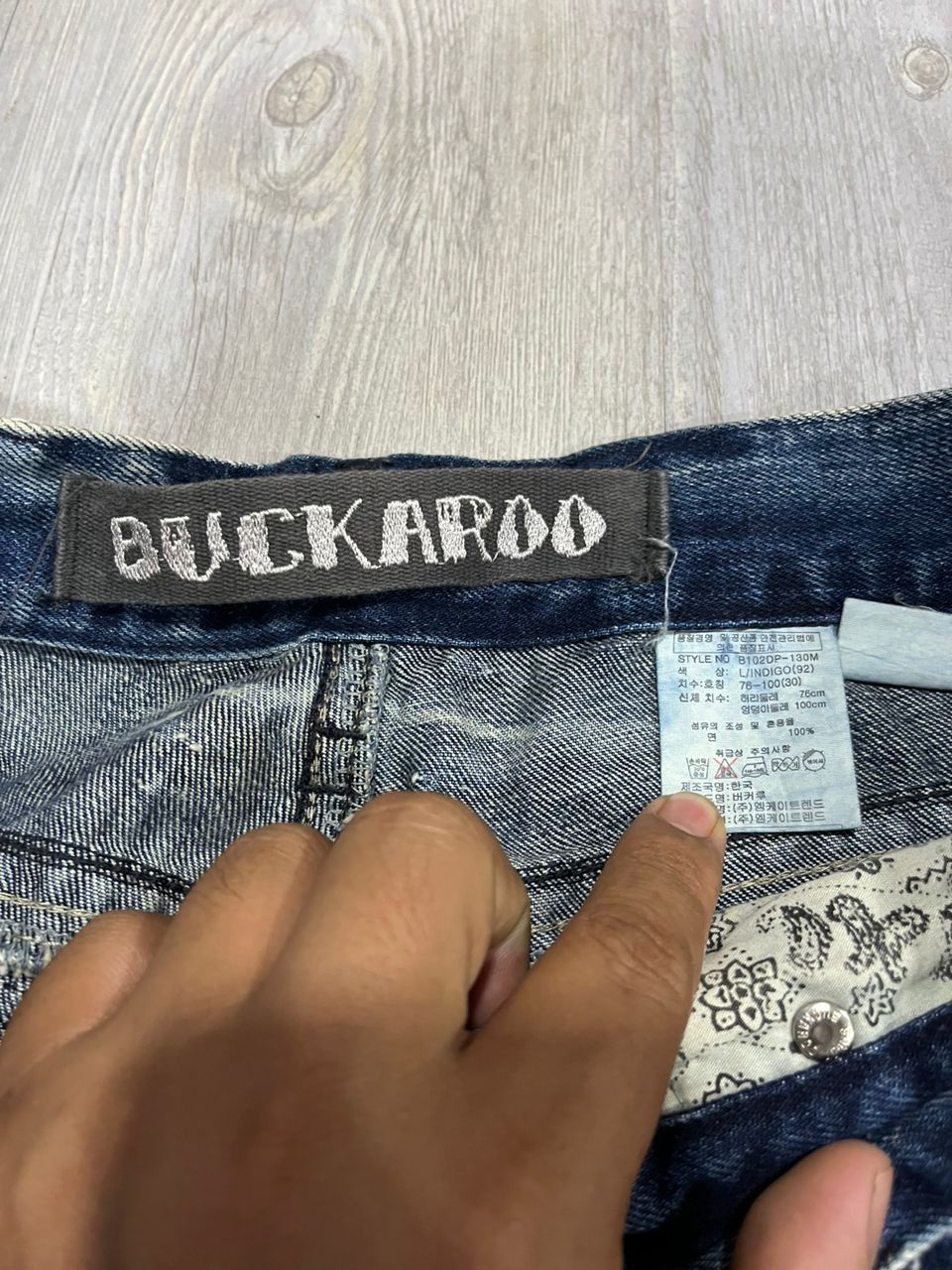 Hysteric Glamour Vintage Distressed Denim BUCKAROO Size US 32 / EU 48 - 10 Thumbnail