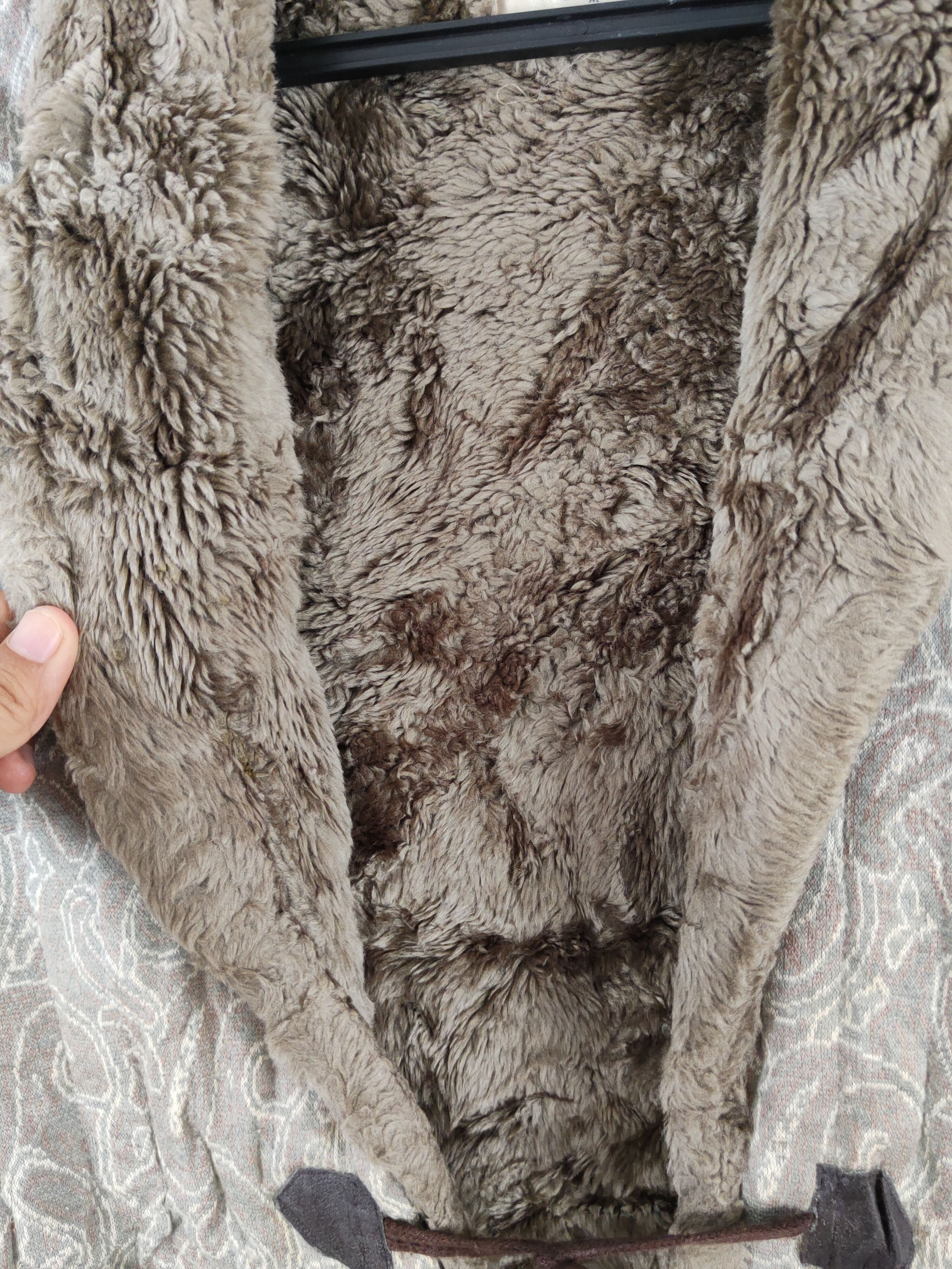 Japanese Brand × Vintage Retro Vintage 💥 Oscarich Brown Toggle Vests (Furr fabric) Size US M / EU 48-50 / 2 - 3 Thumbnail