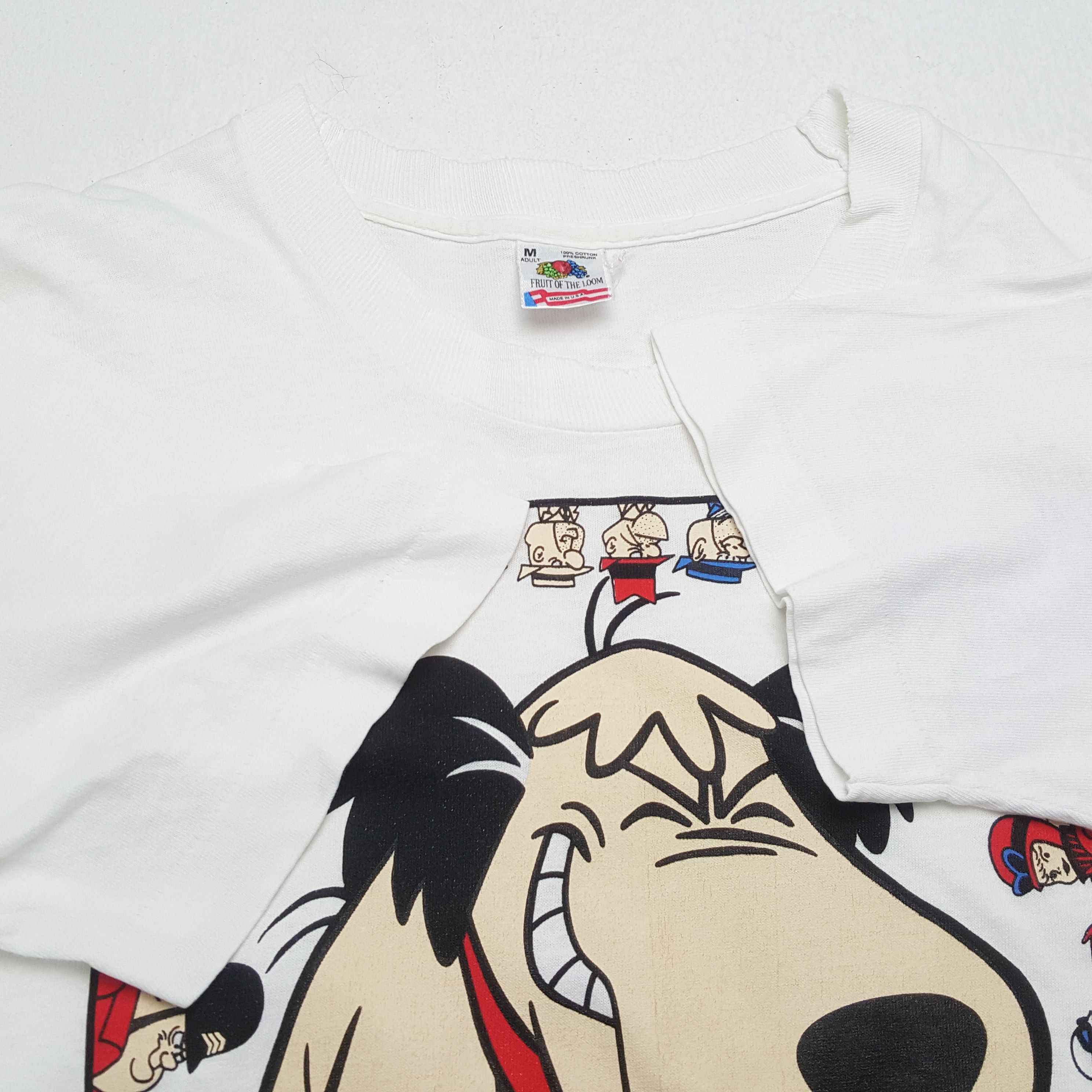 Anime × Cartoon Network × Vintage Vintage 90's WACKY RACES American Cartoon Characters T-Shirt Size US M / EU 48-50 / 2 - 6 Thumbnail