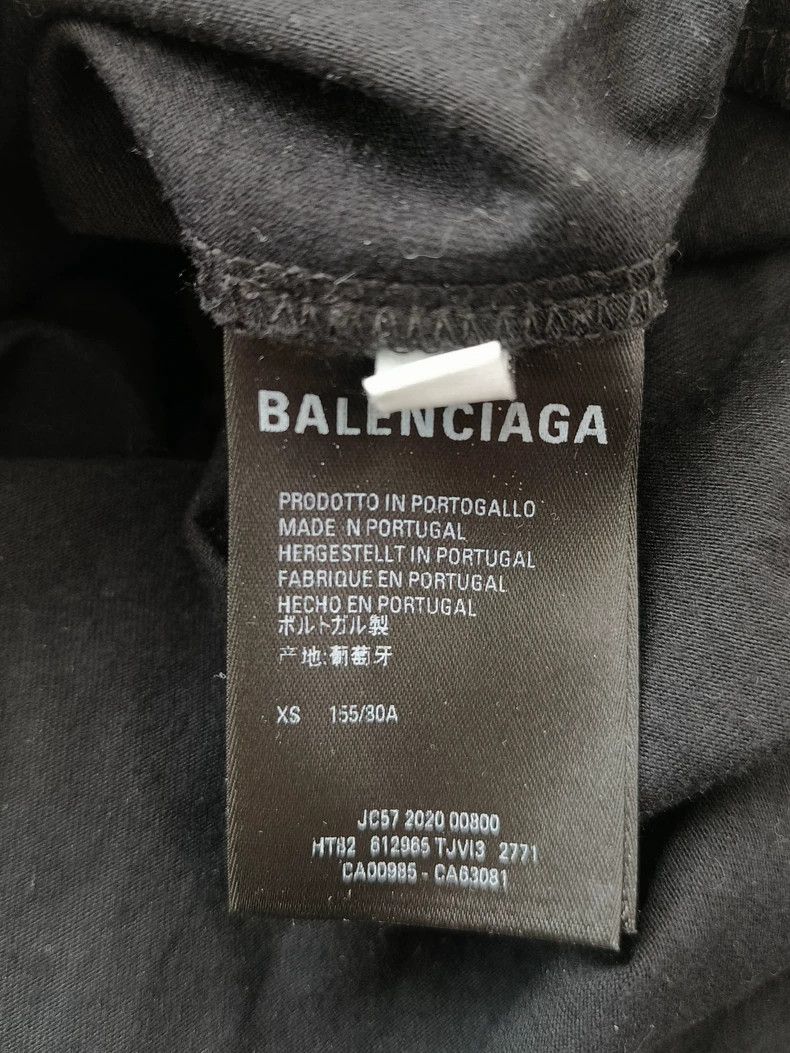 Balenciaga Balenciaga Black Seven-Language Short Sleeve T-Shirt 2504-N Size US XS / EU 42 / 0 - 4 Thumbnail