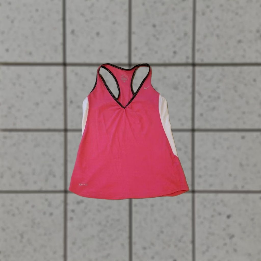 Nike Nike Womens Tank Shirt S Small Pink Athletic Gym Workout Running Size S / US 4 / IT 40 - 1 Thumbnail