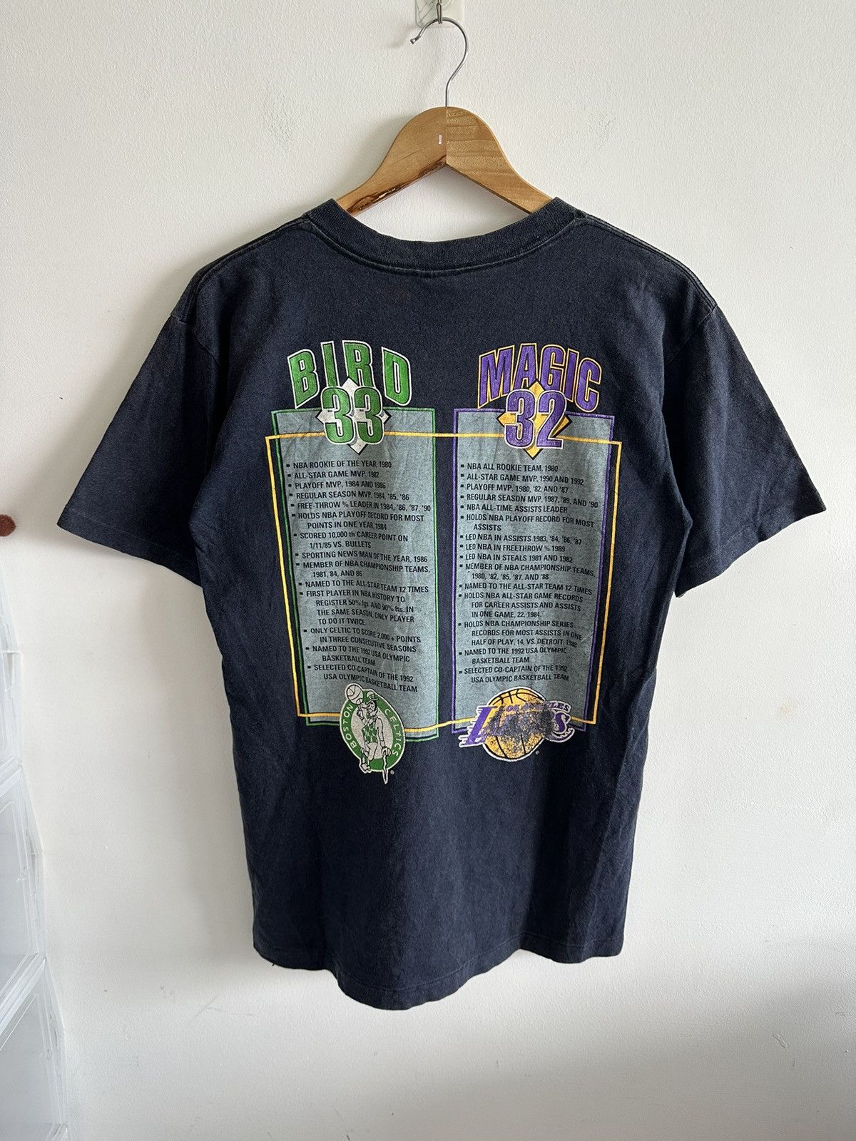 NBA Vintage 90’s NBA DREAM TEAM LARRY BIRD MAGIC JOHNSON Size US M / EU 48-50 / 2 - 4 Thumbnail