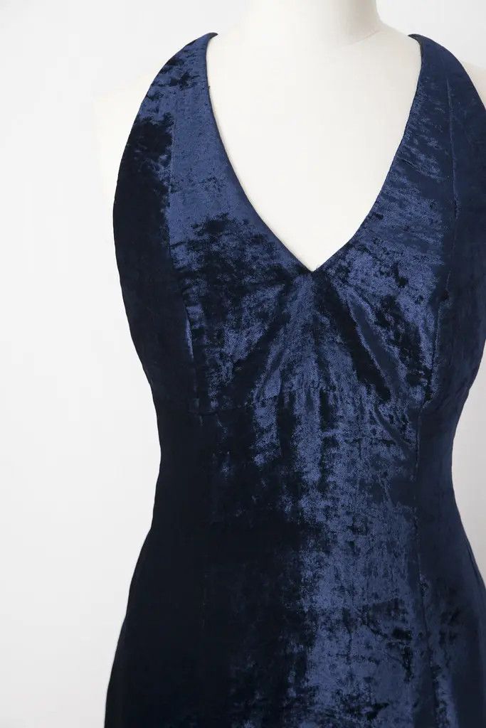 Balmain 1970's velvet dress Size M / US 6-8 / IT 42-44 - 2 Thumbnail