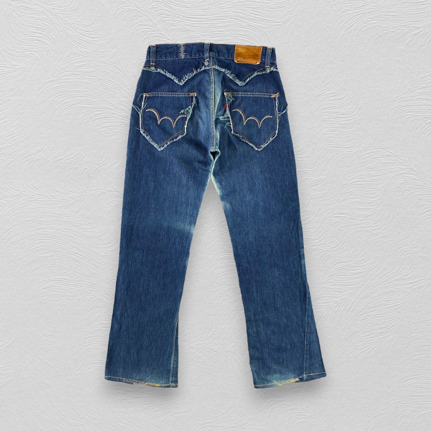 Edwin Vintage Edwin 503 Jeans Flare Denim KJ3357 Size US 31 - 2 Thumbnail